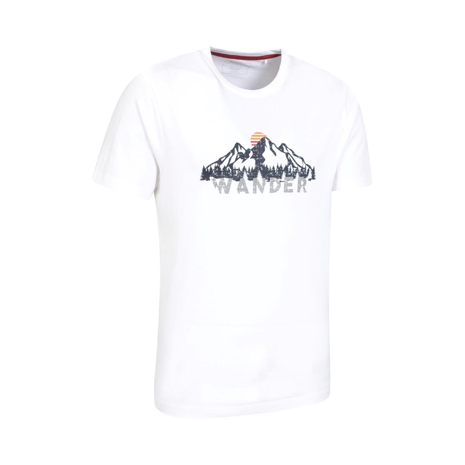 Tshirt WANDER Homme (Blanc) 3/4