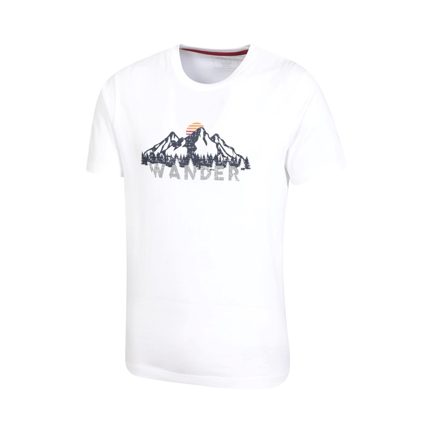Tshirt WANDER Homme (Blanc) 2/4