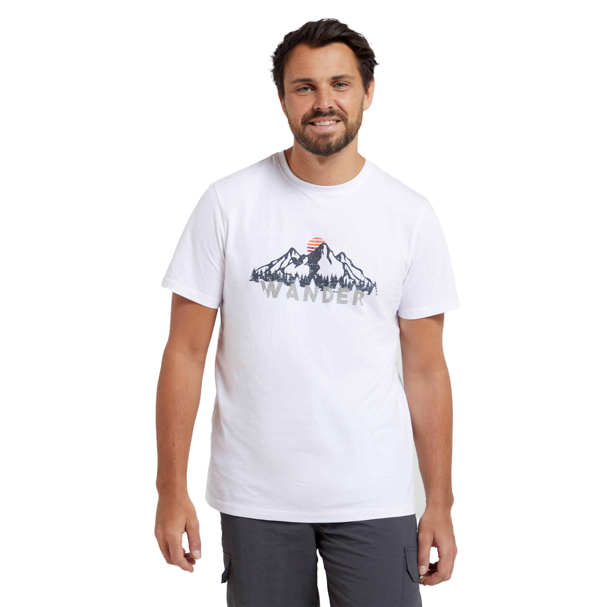 Tshirt WANDER Homme (Blanc) 4/4