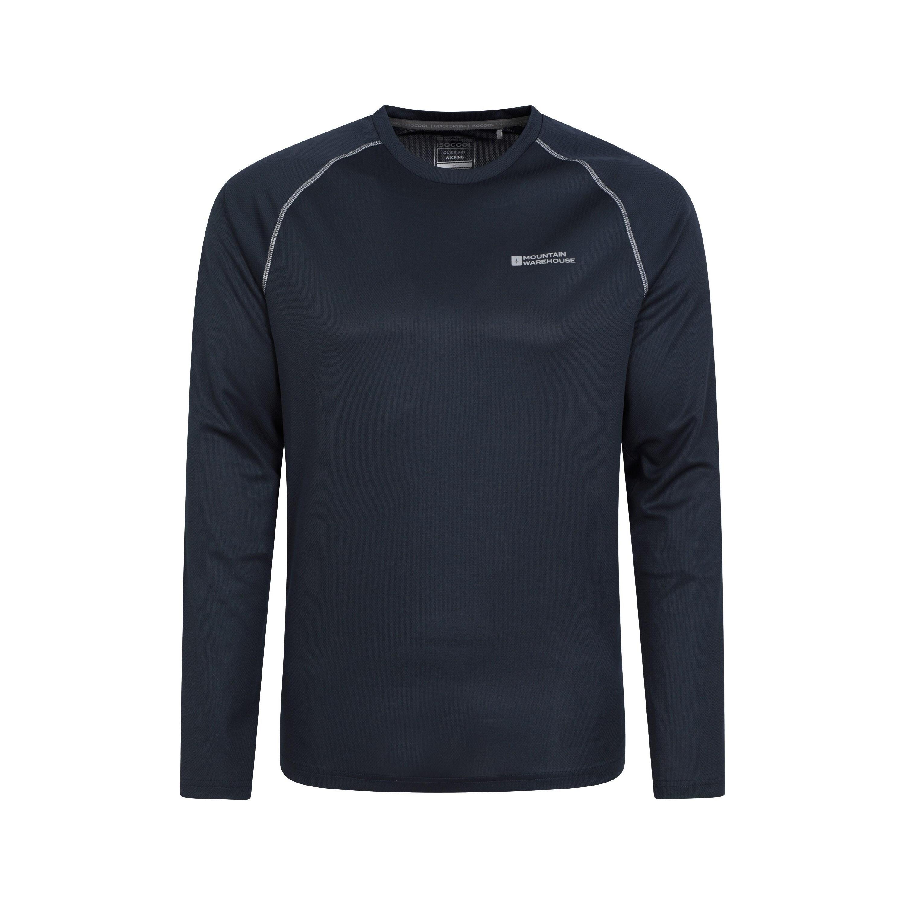 MOUNTAIN WAREHOUSE Mens Endurance LongSleeved TShirt (Navy)