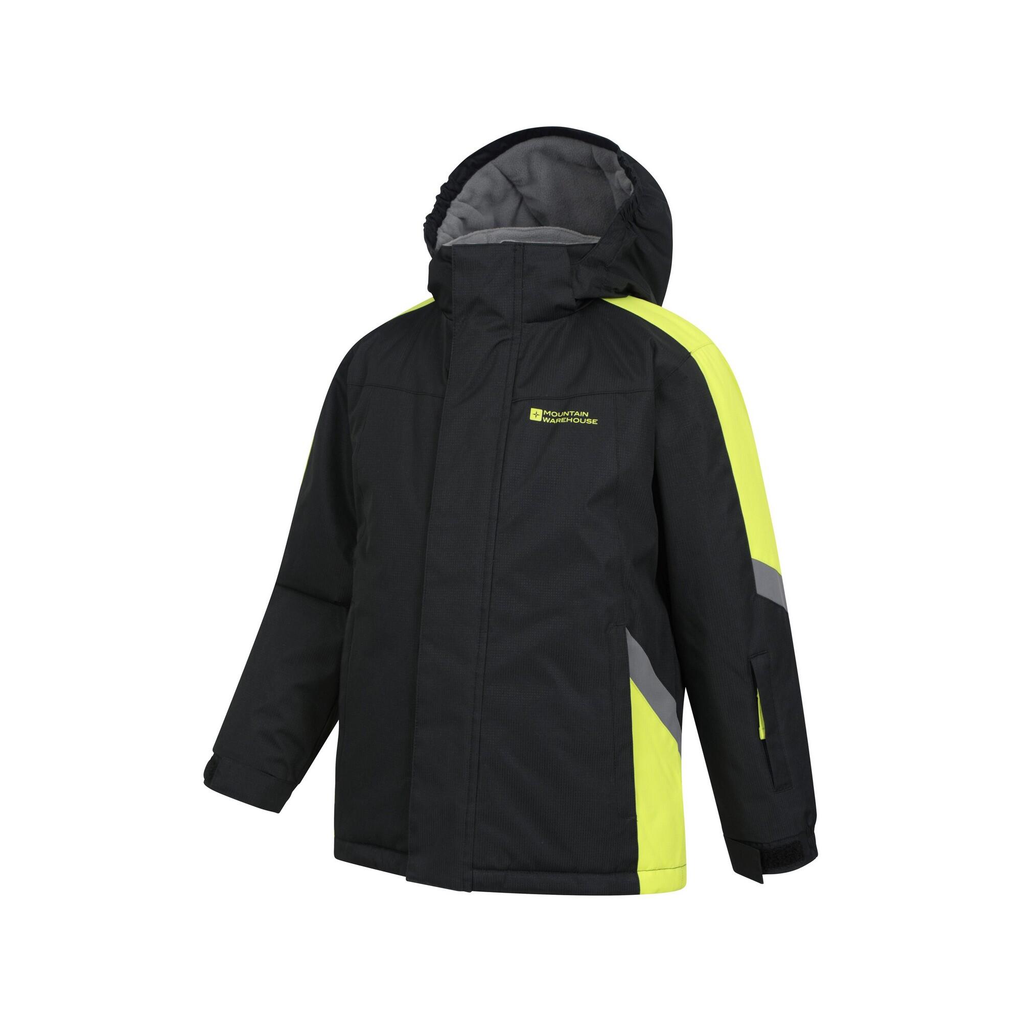"Raptor" Skijacke für Kinder Pechschwarz 3/4