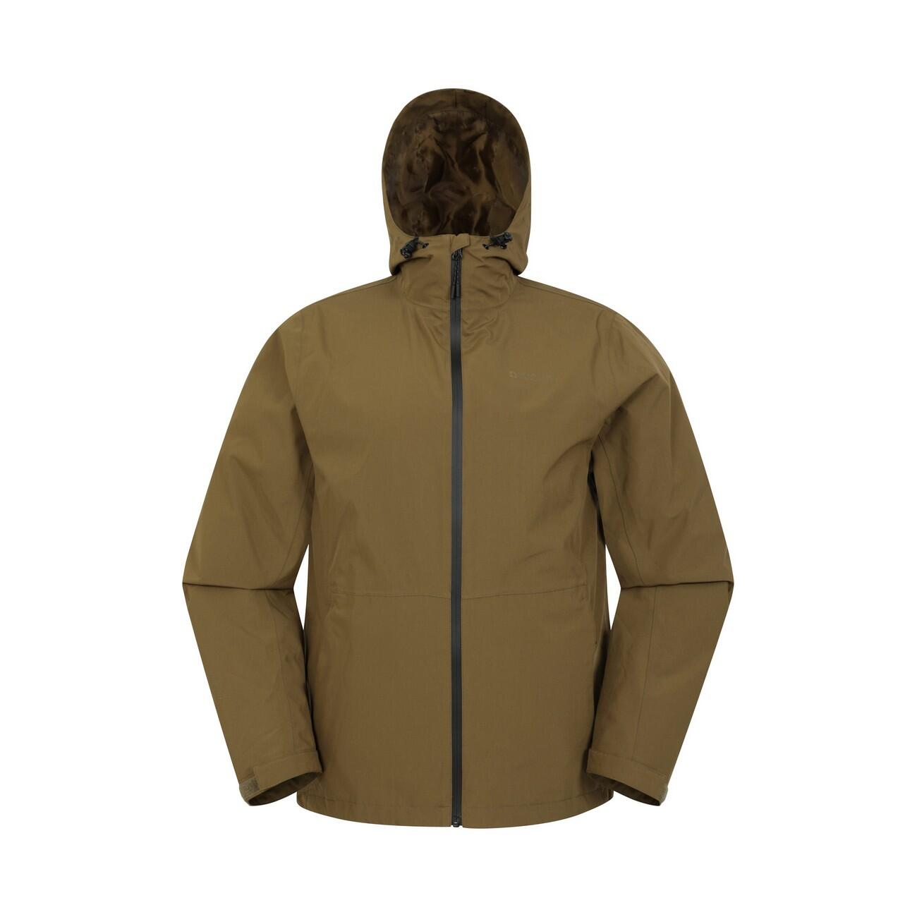 MOUNTAIN WAREHOUSE Mens Covert Waterproof Jacket (Dark Khaki)