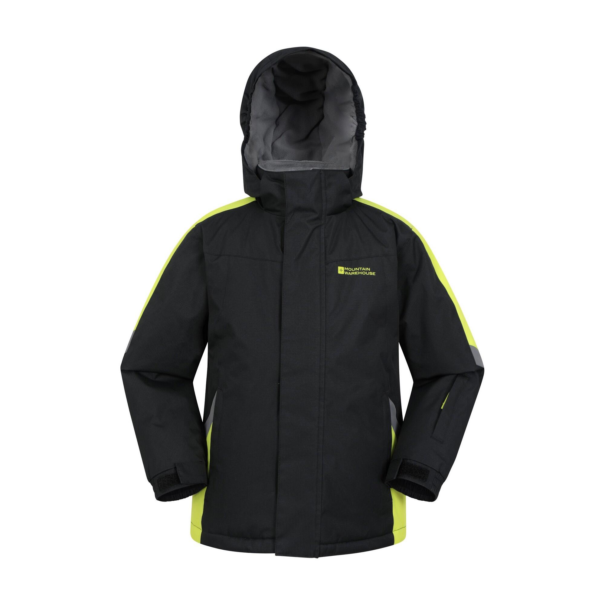 MOUNTAIN WAREHOUSE Childrens/Kids Raptor Snow Ski Jacket (Jet Black)