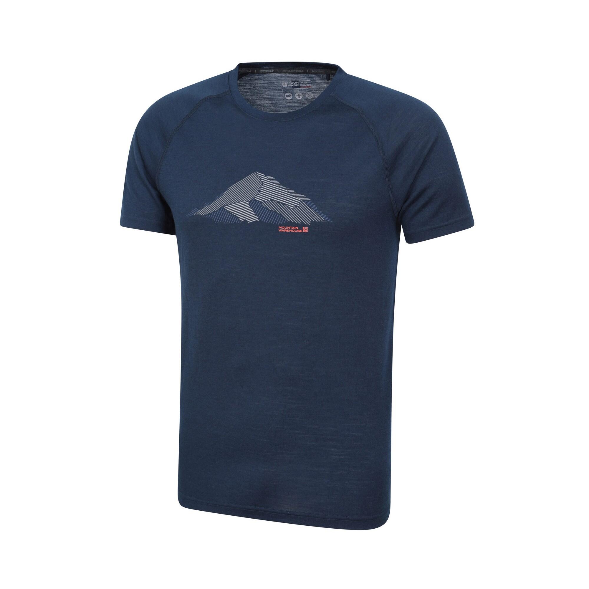 Haut Thermique QUEST Homme (Bleu Foncé) 3/4