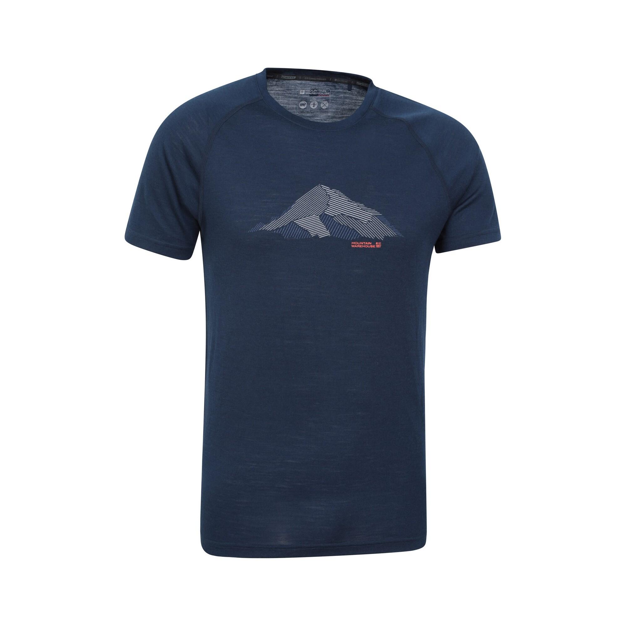 Haut Thermique QUEST Homme (Bleu Foncé) 4/4