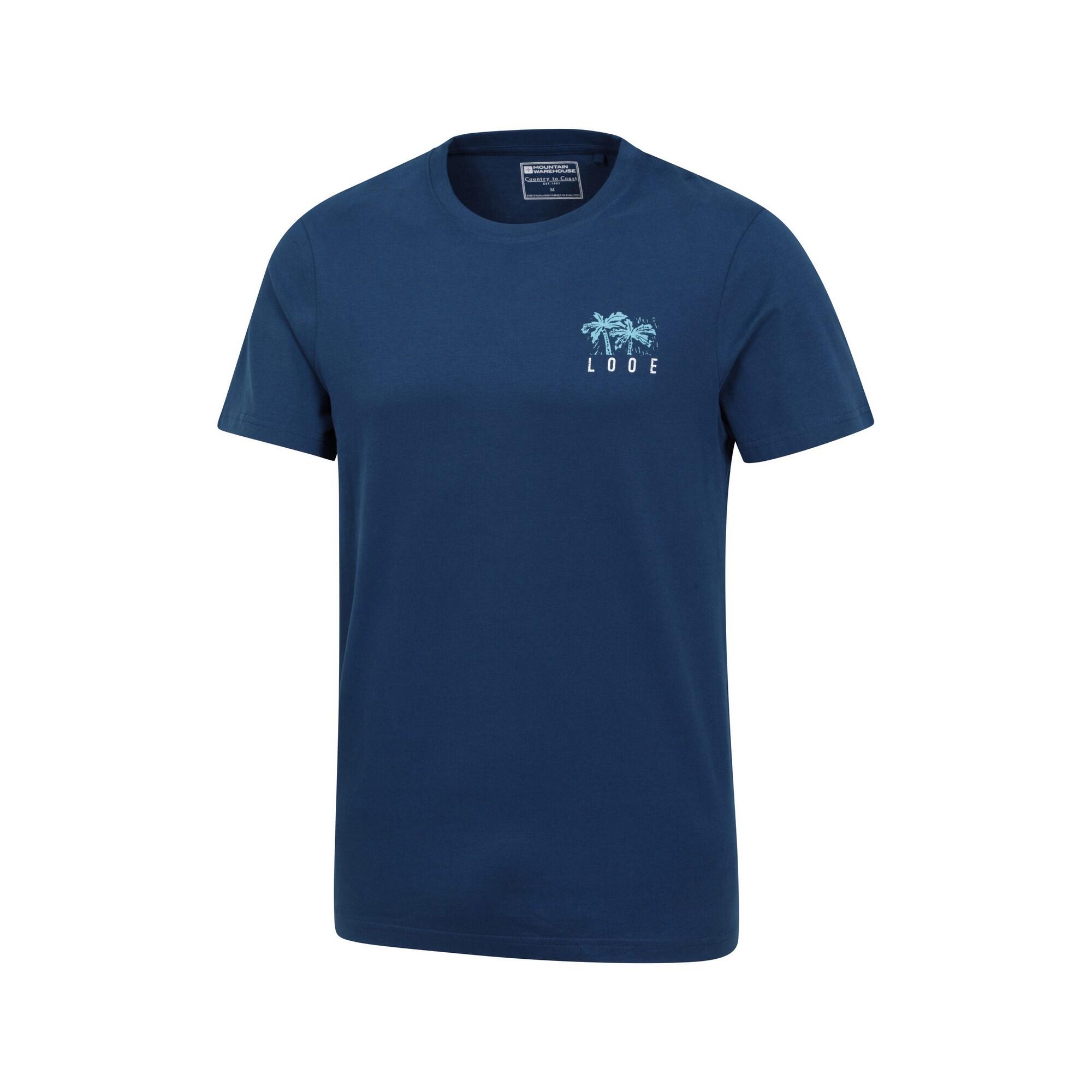 Maglietta Stampato Uomo Mountain Warehouse Looe Blu Navy 4/4
