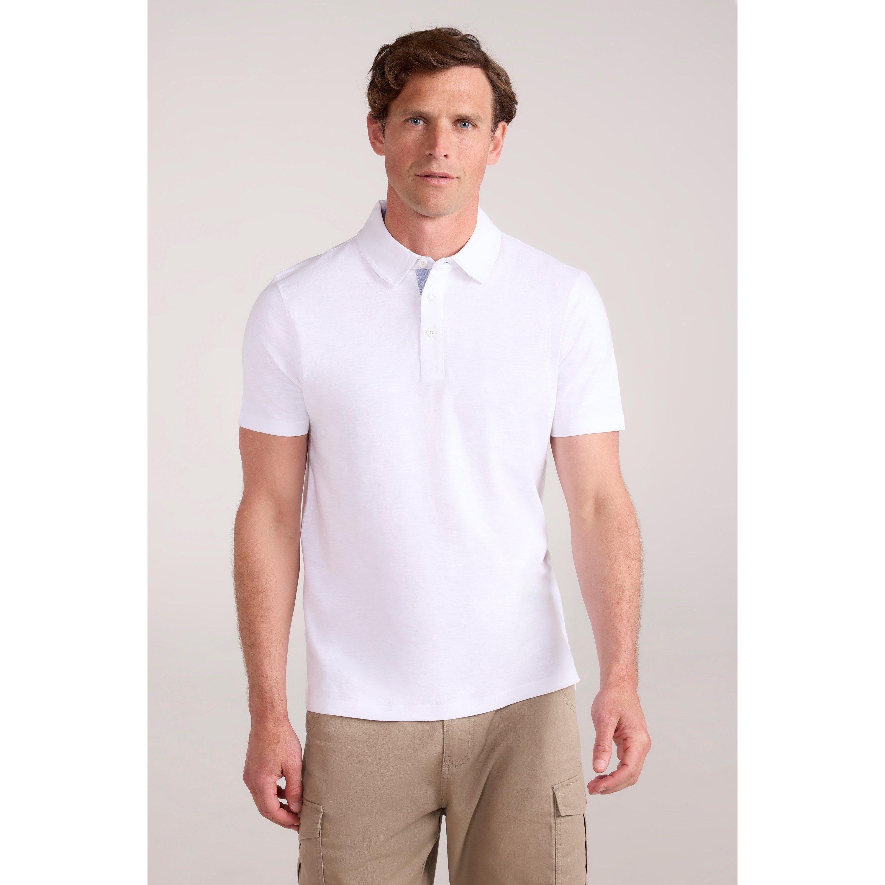 MOUNTAIN WAREHOUSE Mens Hasst II Polo Shirt (White)