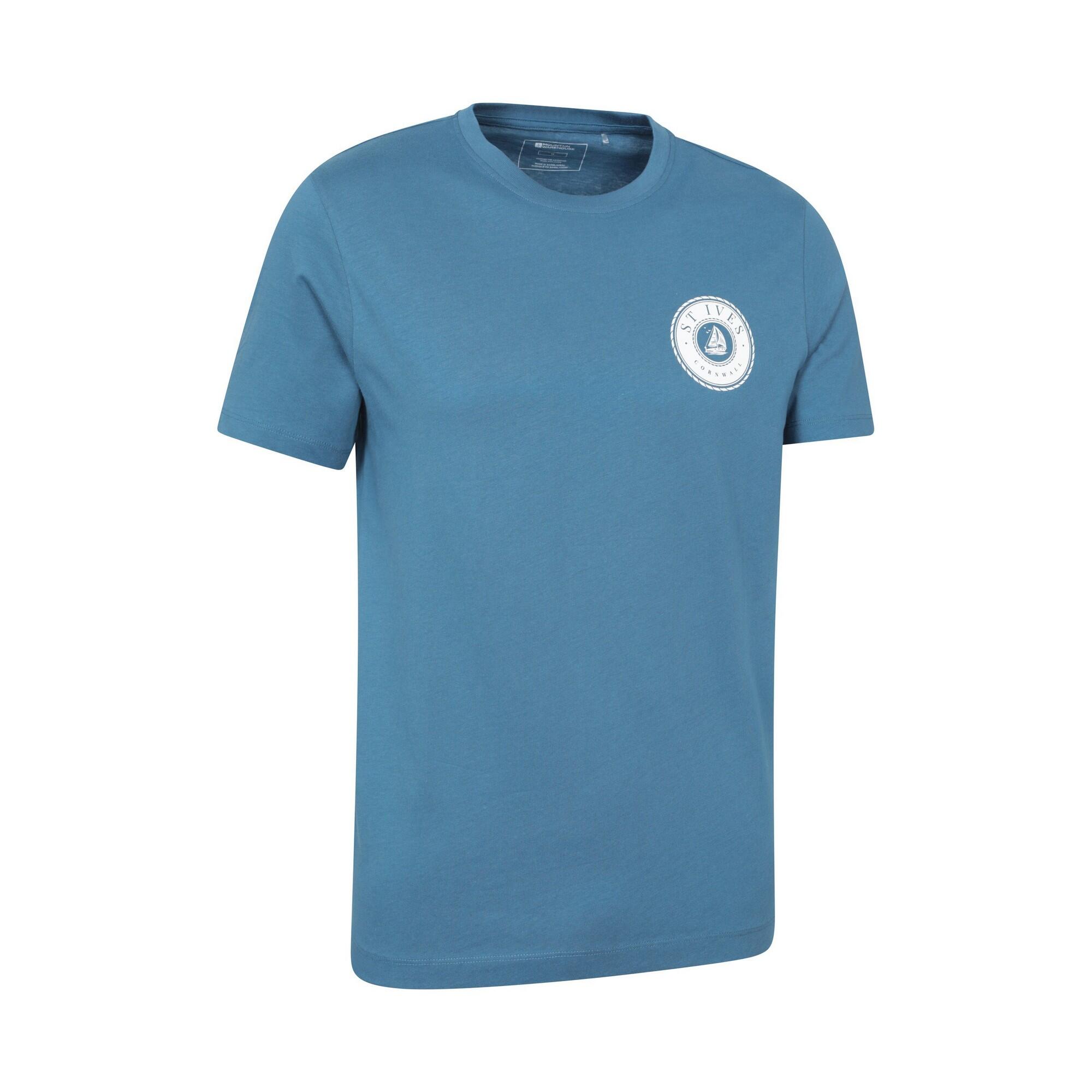 Tshirt ST IVES Homme (Bleu Foncé) 4/4