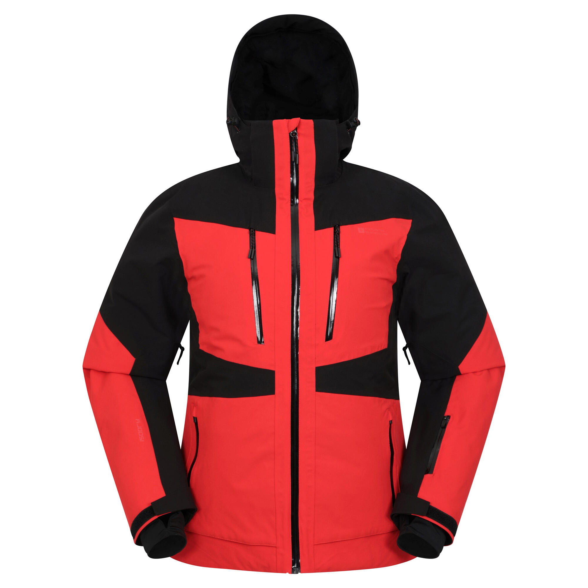 MOUNTAIN WAREHOUSE Mens Intergalactic Extreme Ski Jacket (Active Red)