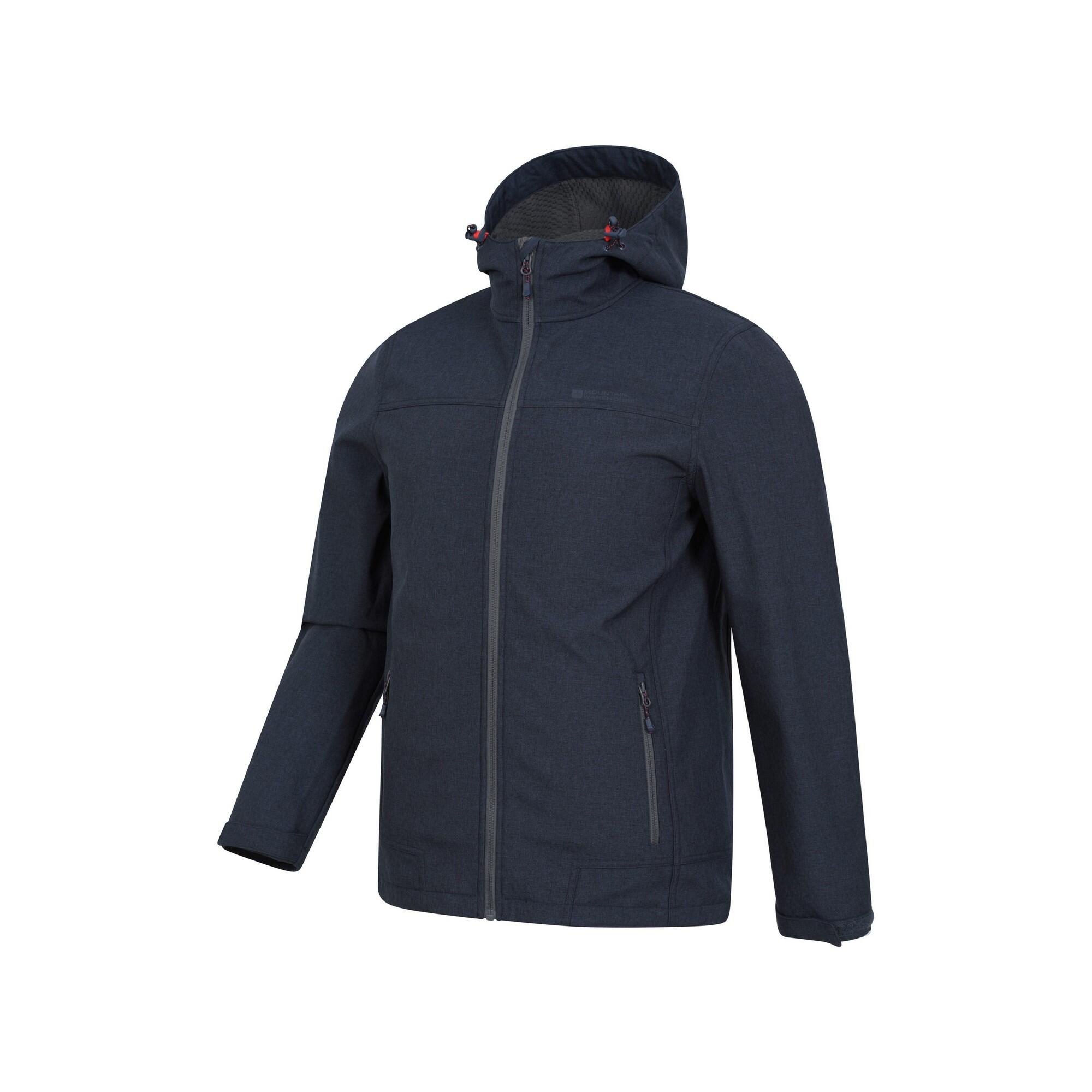 "Reykjavik" Jacke winddicht für Herren Marineblau 3/4