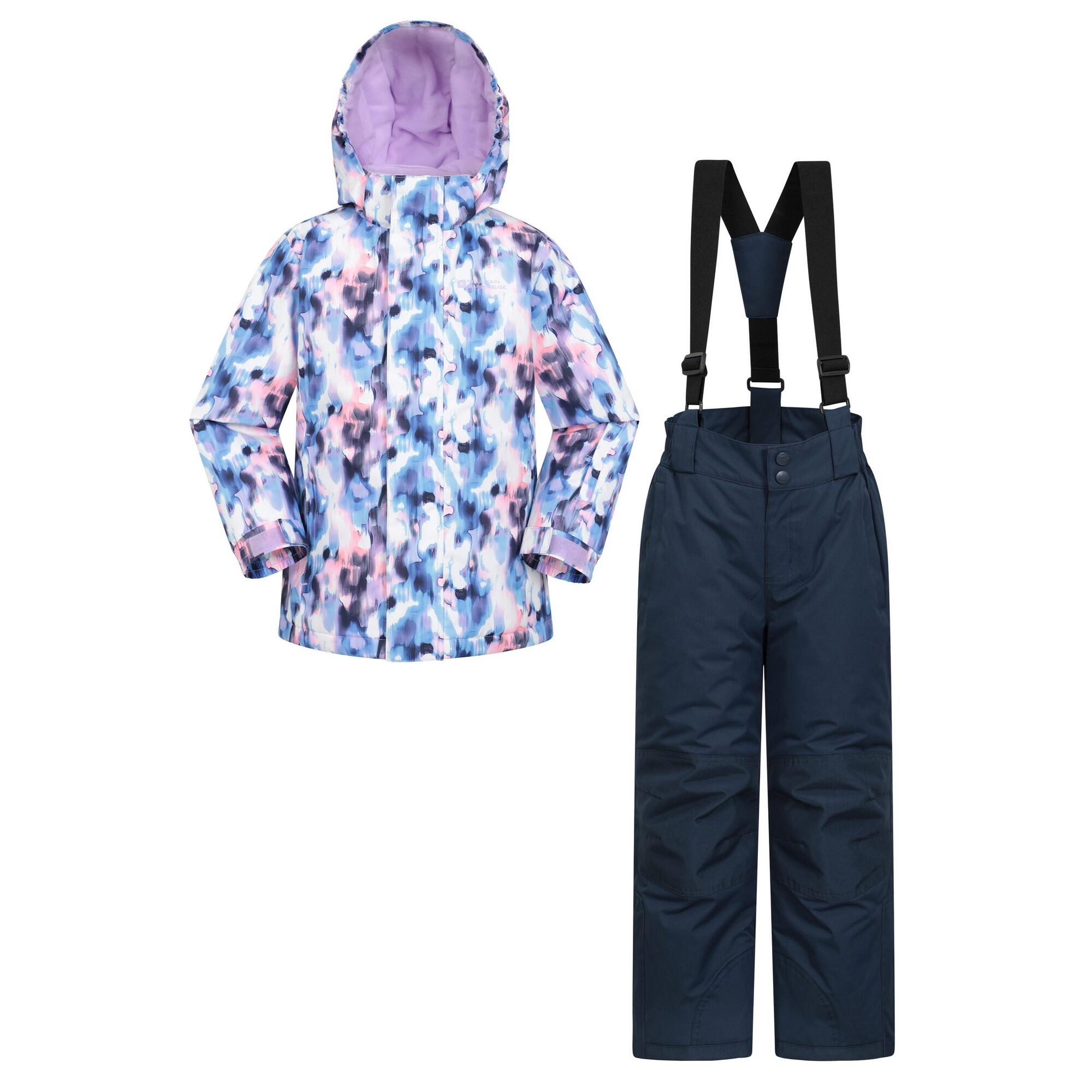 MOUNTAIN WAREHOUSE Bambini Fantasia Giacca E Pantaloni Da Sci Mountain Warehouse Viola