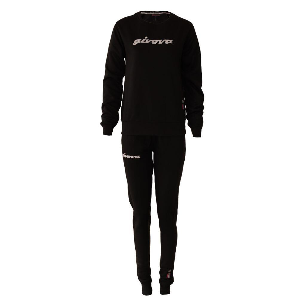 GIVOVA damski dres Felpa z kołnierzem z cekinów 2XL