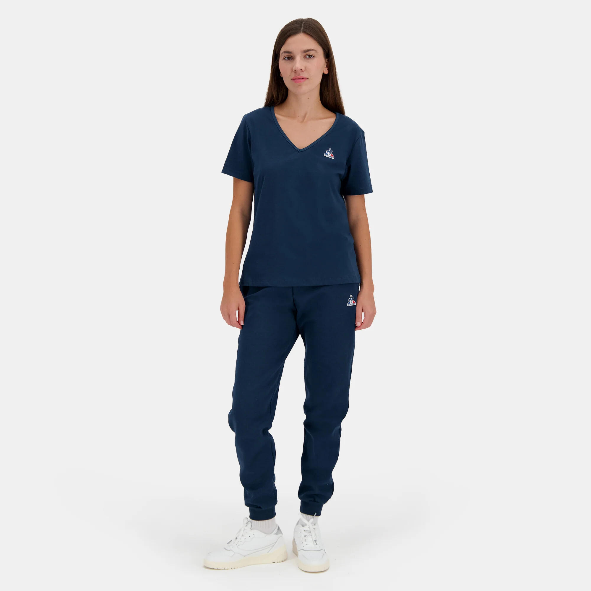 T-shirt col V femme Le Coq Sportif Essentiel N°1 2/6