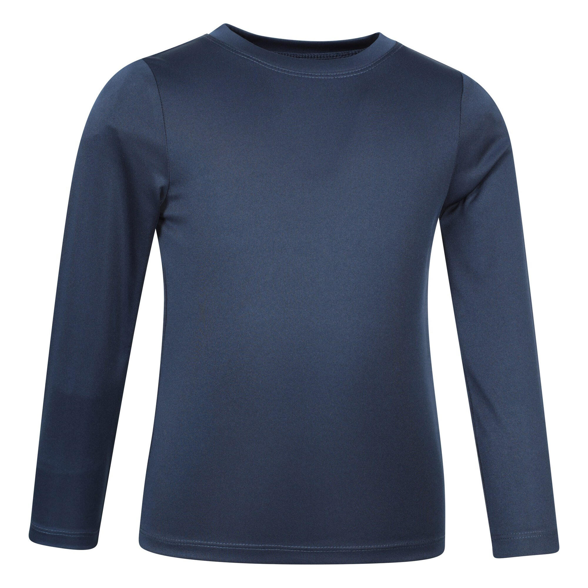 "Aqua" TShirt für Schwimmen Langärmlig Kinder Marineblau 3/4