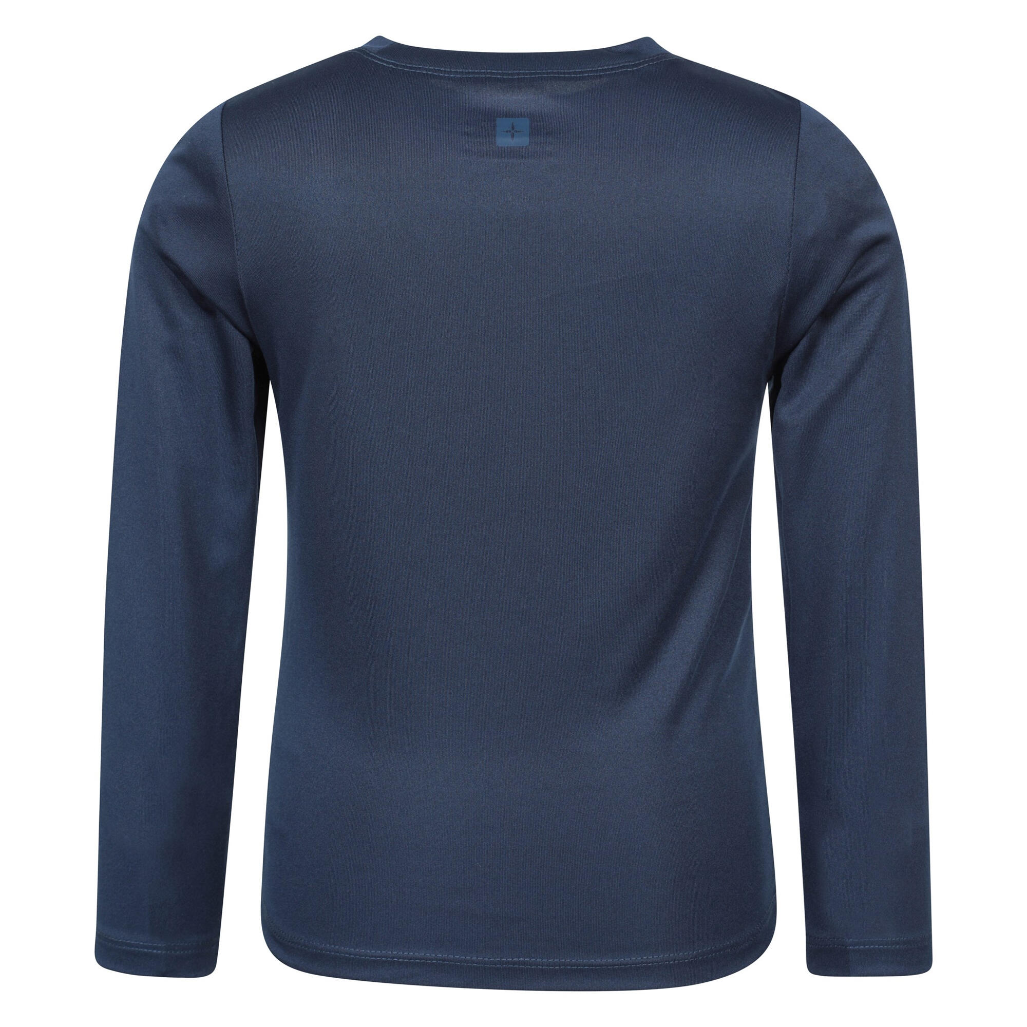 "Aqua" TShirt für Schwimmen Langärmlig Kinder Marineblau 2/4