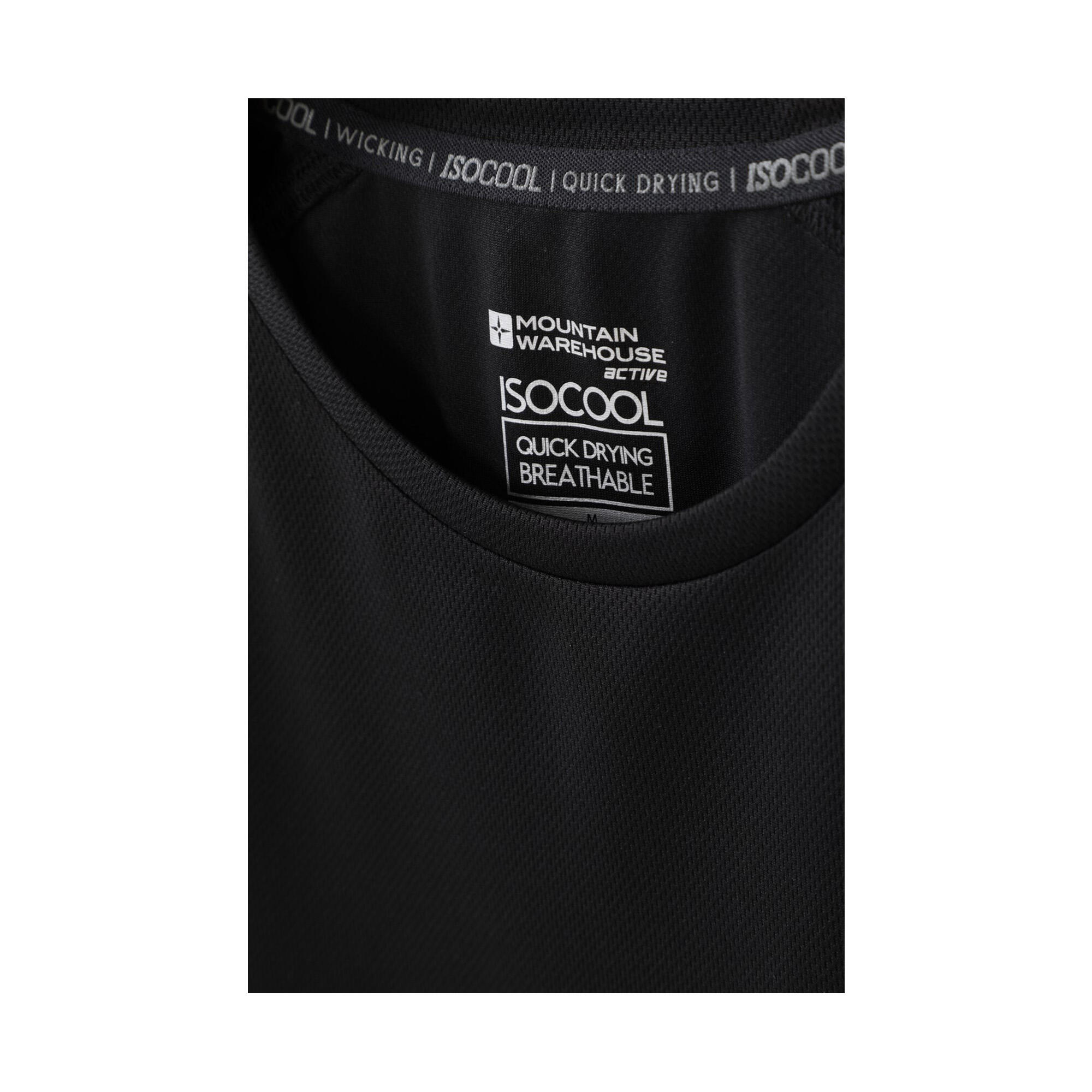 Mens Endurance Breathable TShirt (Black) 4/4