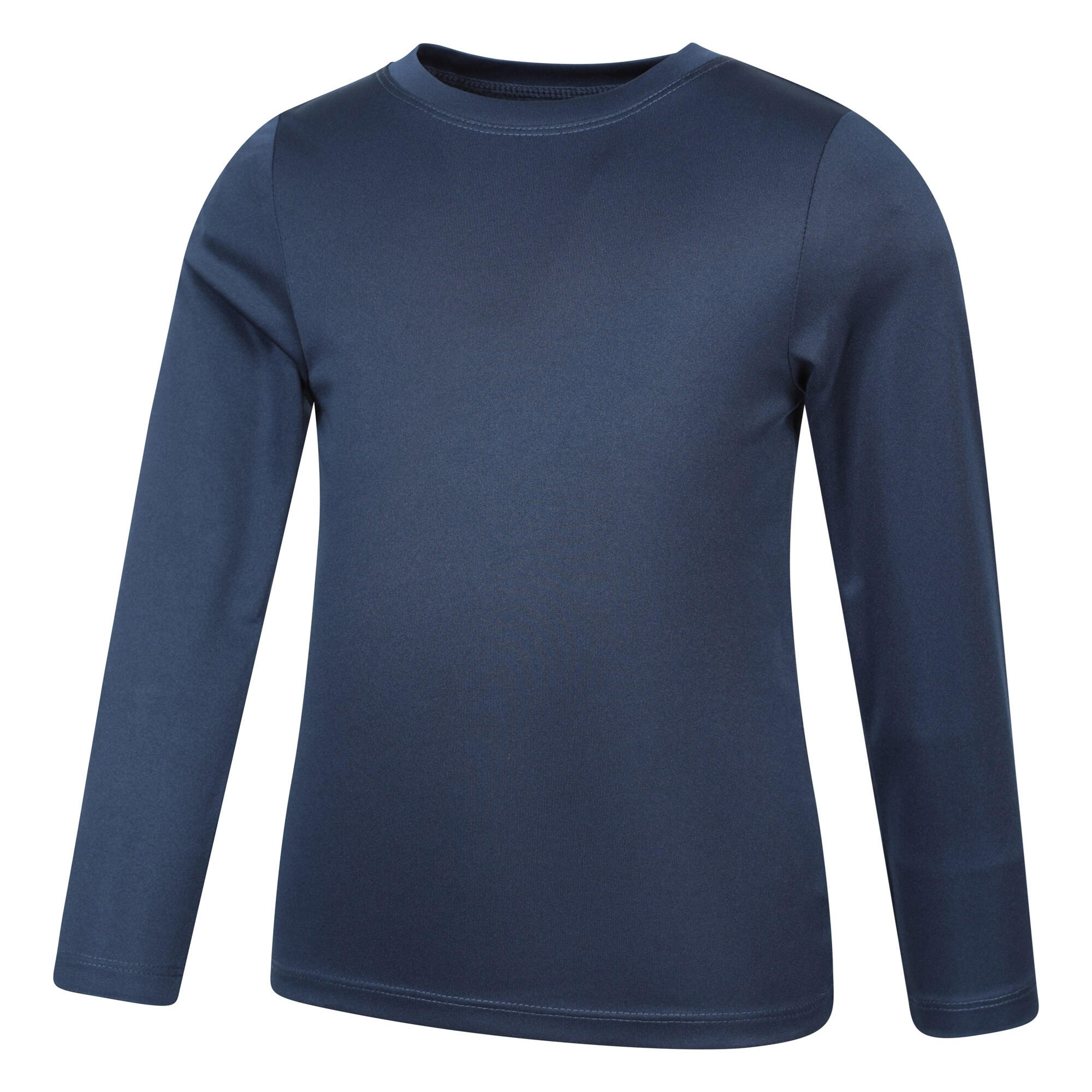 "Aqua" TShirt für Schwimmen Langärmlig Kinder Marineblau 4/4