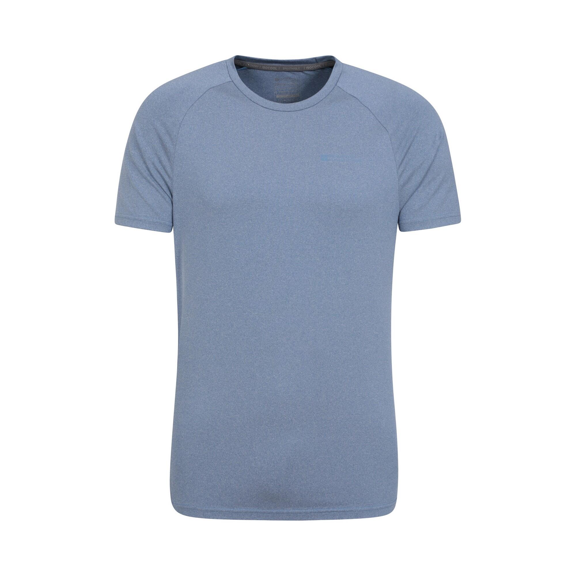 MOUNTAIN WAREHOUSE Mens Agra Melange TShirt (Dark Blue)