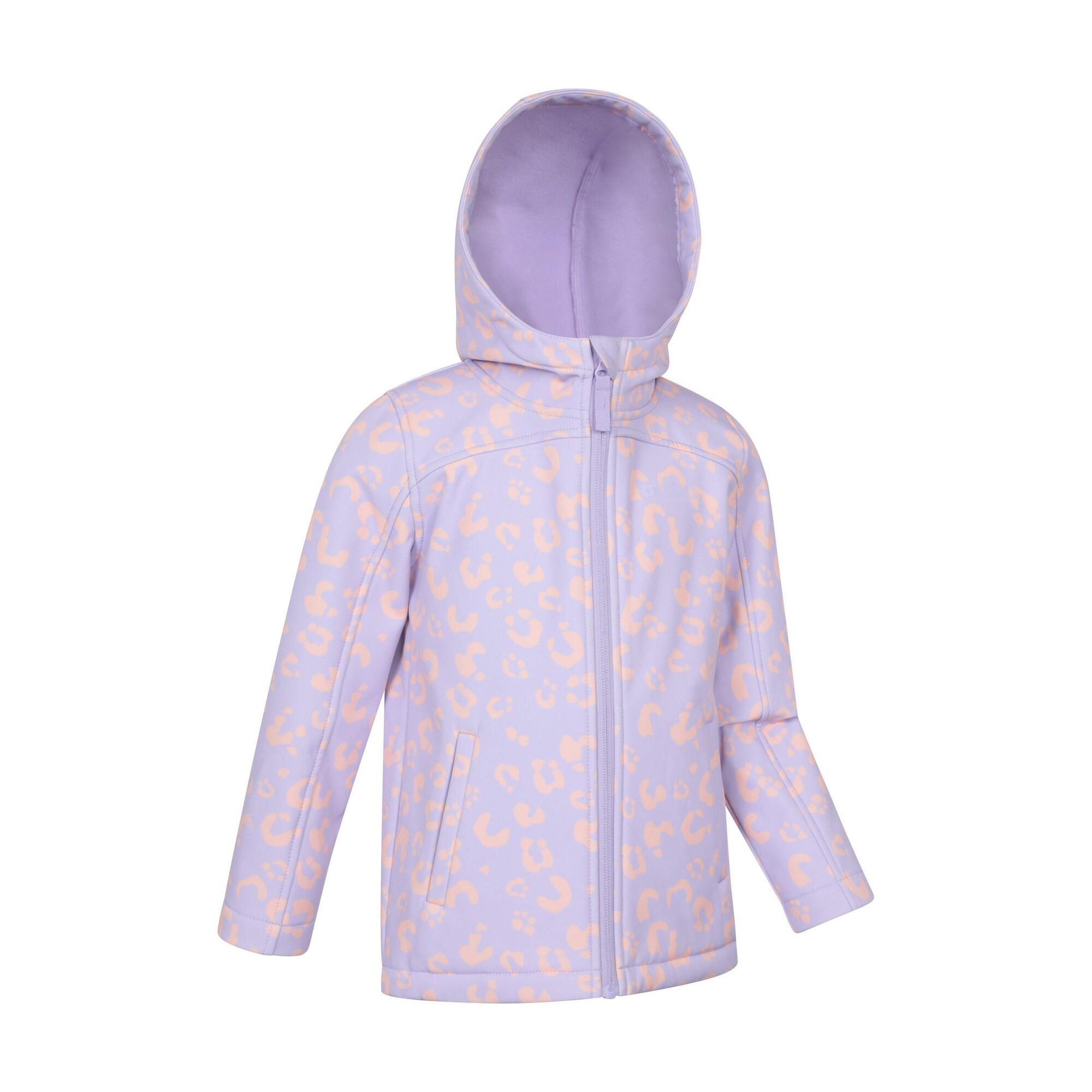 Veste Softshell EXODUS Enfant (Violet Clair) 3/4