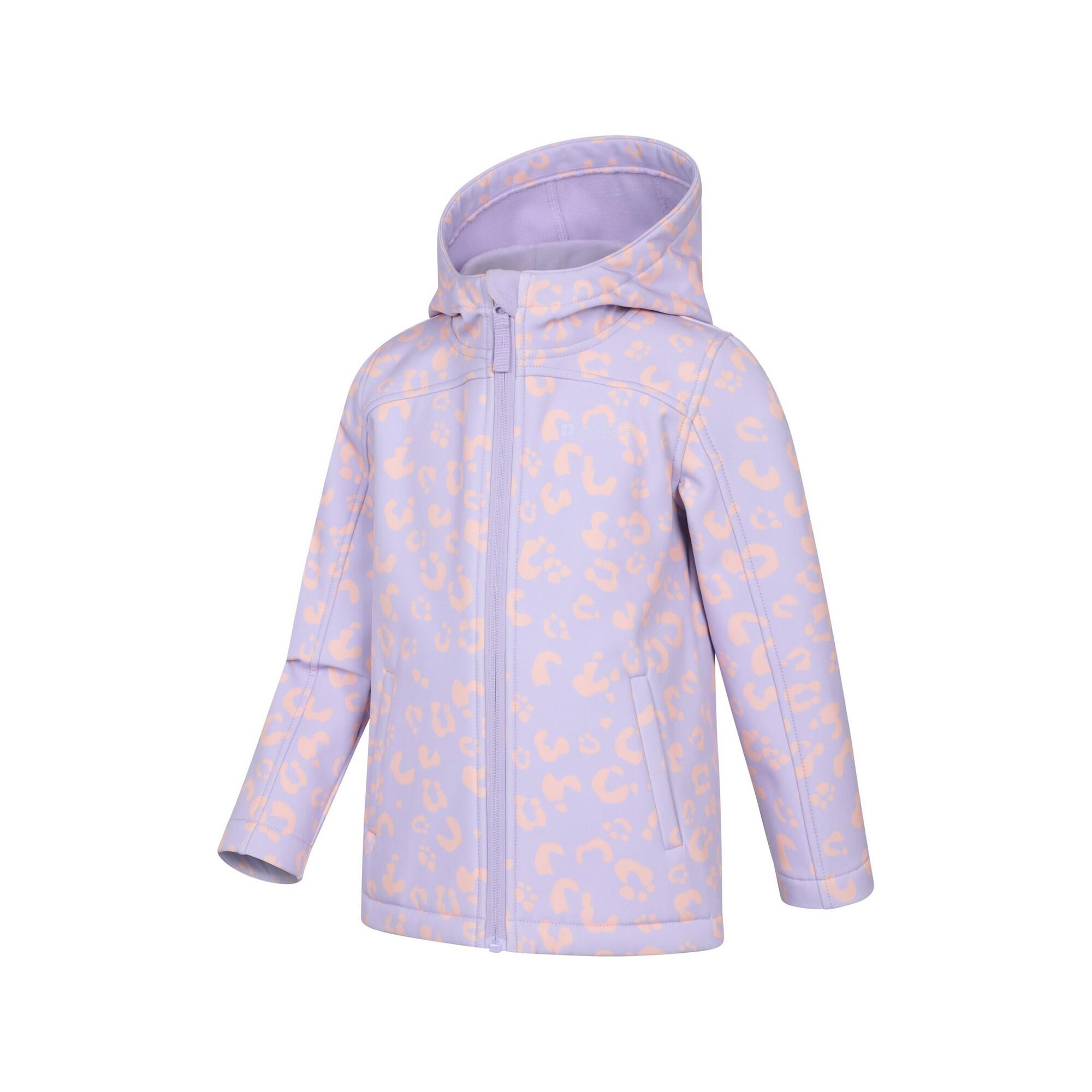 Veste Softshell EXODUS Enfant (Violet Clair) 4/4