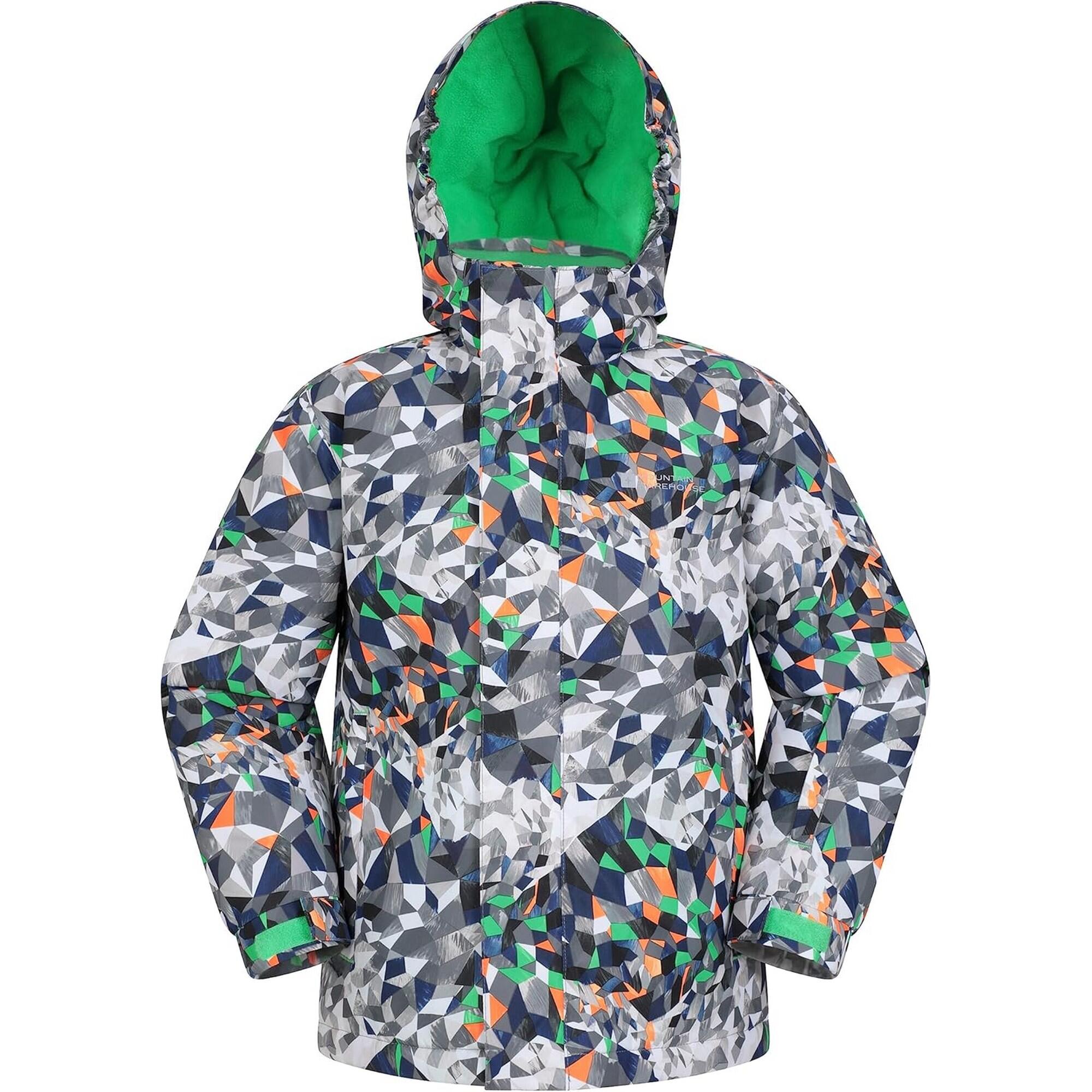 MOUNTAIN WAREHOUSE Giacca Da Sci Geometrica Bambini Mountain Warehouse Mogal Grigio