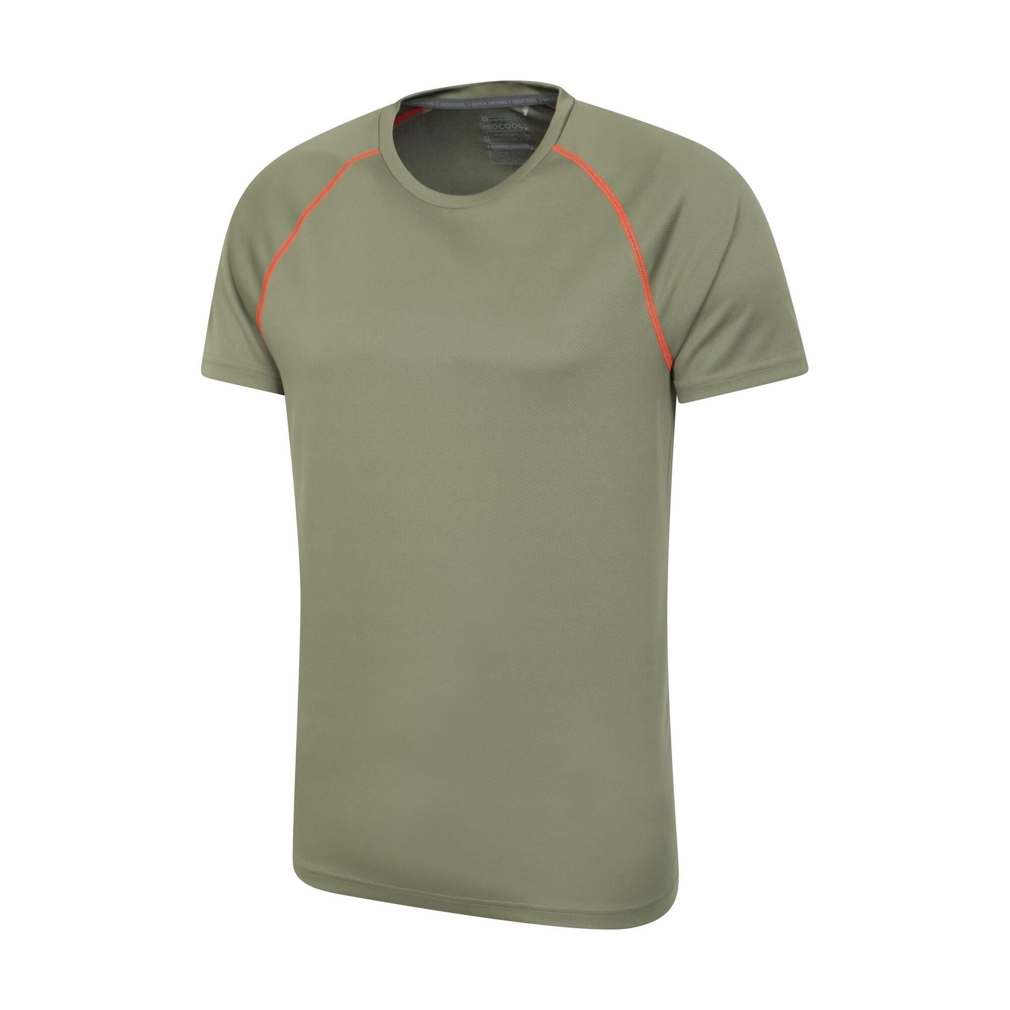 Maglietta Uomo Mountain Warehouse Endurance Cachi Chiaro 3/4