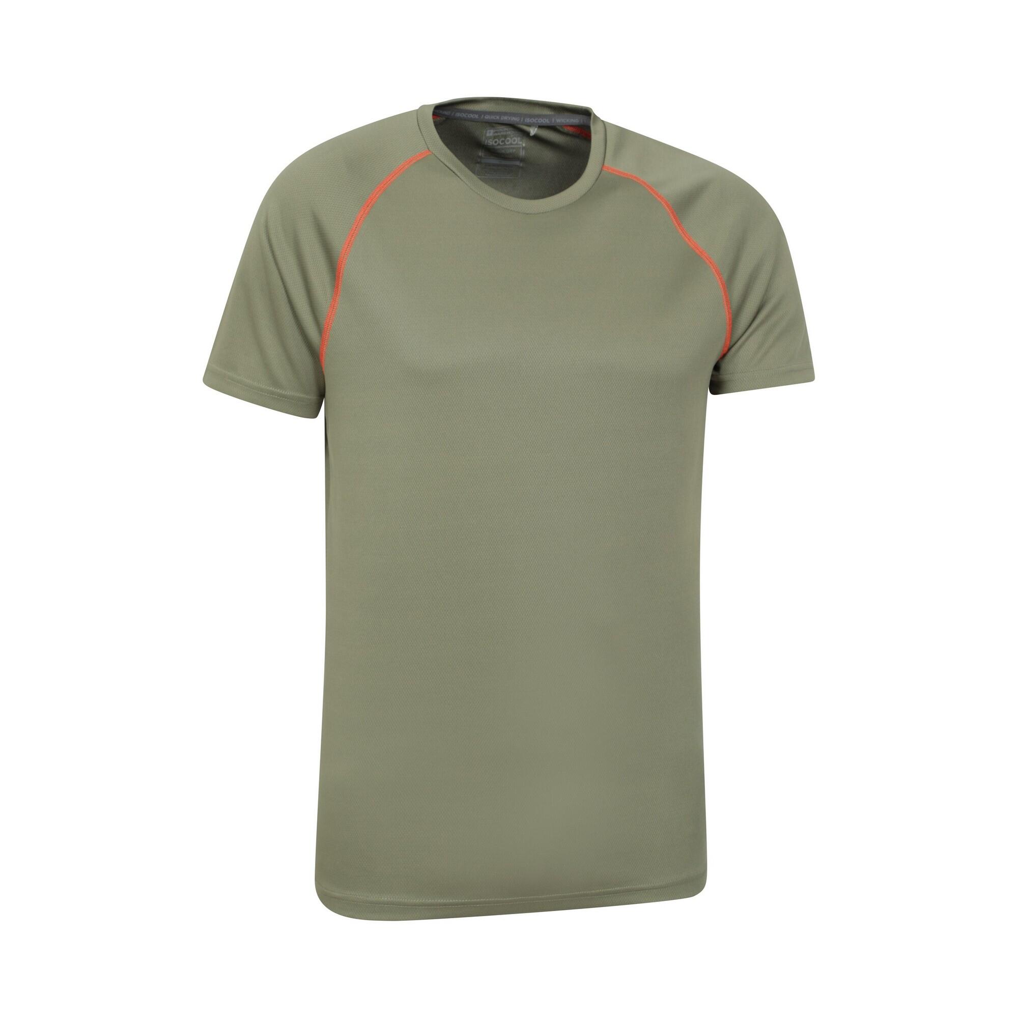 Maglietta Uomo Mountain Warehouse Endurance Cachi Chiaro 4/4