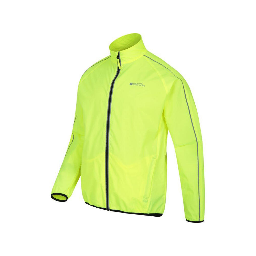 Giacca Riflettente Impermeabile Uomo Mountain Warehouse Force Giallo 3/4