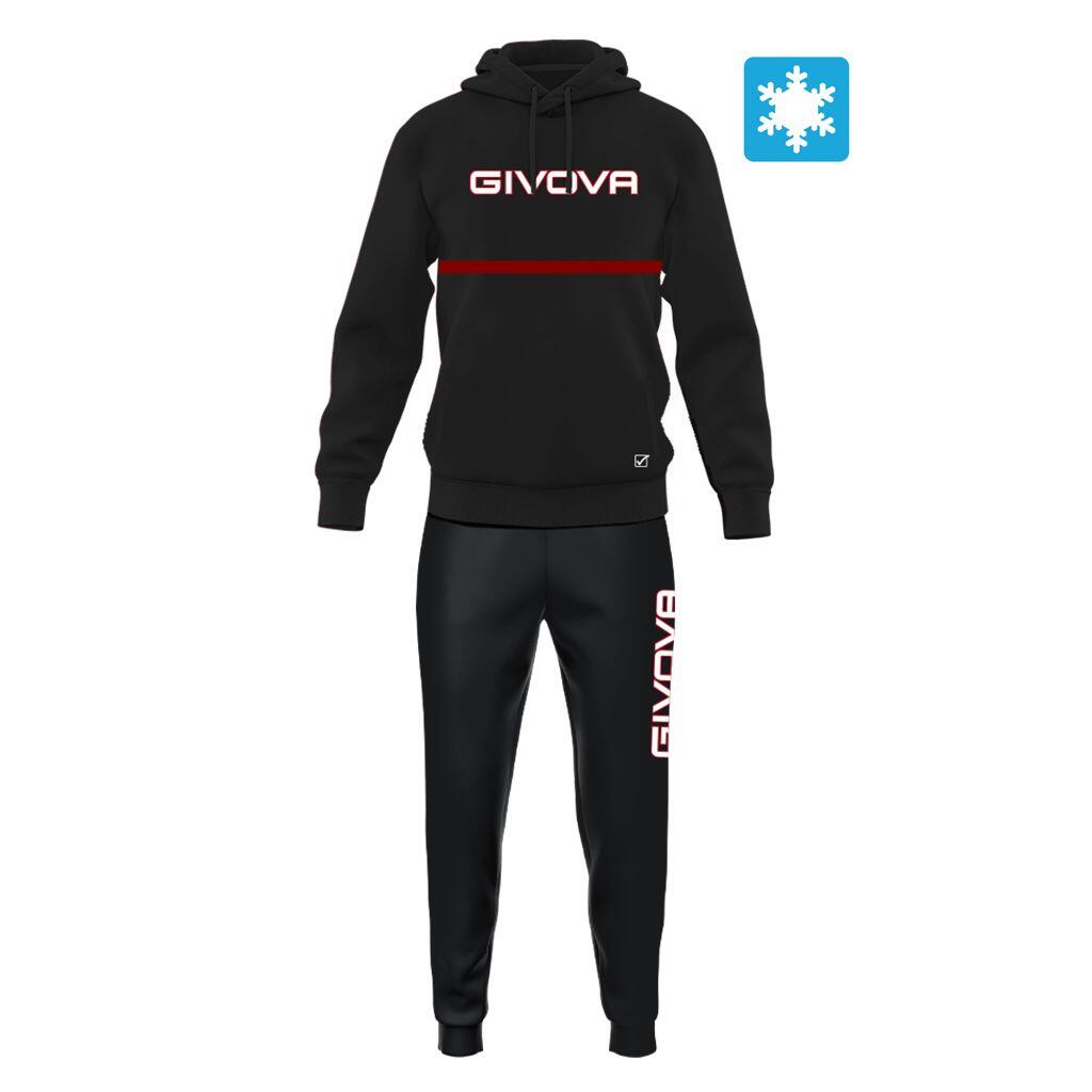 GIVOVA Dres Italia 106 męski, bicolor, kaptur, rozmiar S