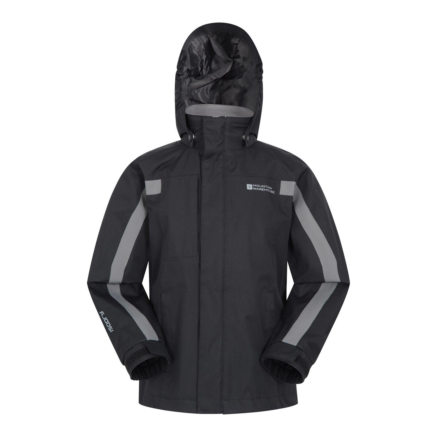 MOUNTAIN WAREHOUSE Giacca Impermeabile Bambini Mountain Warehouse Samson II Nero