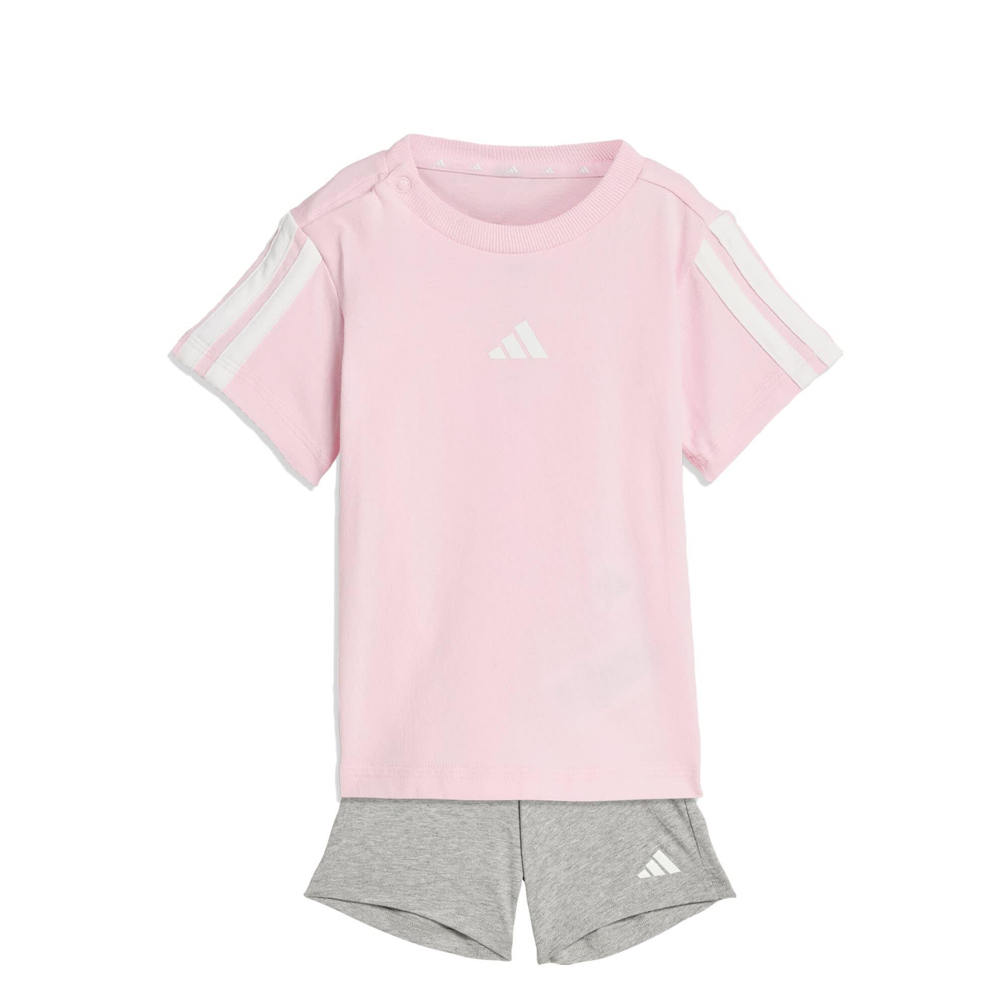 Adidas - Ensemble T-shirt Essentials Enfants - Survêtement - Blanc|rose - 12 Mois - Decathlon