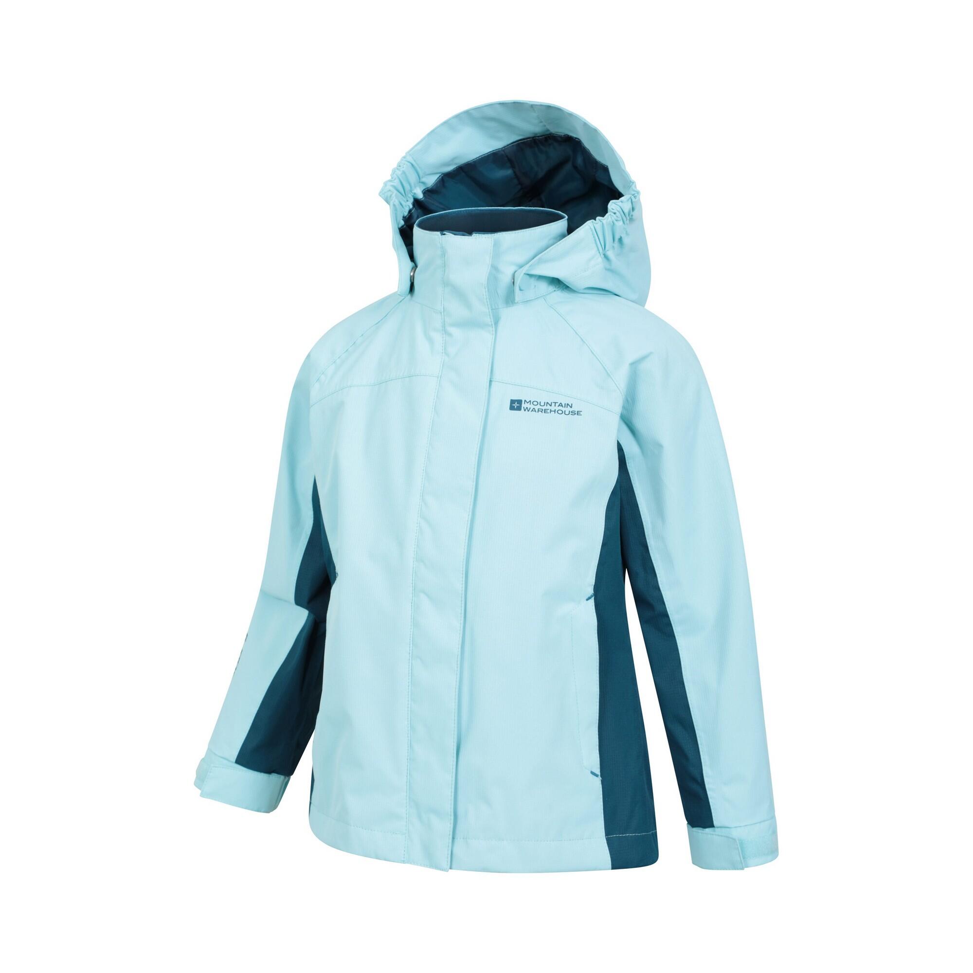 Veste Imperméable SHELLY Enfant (Turquoise Vif) 3/4