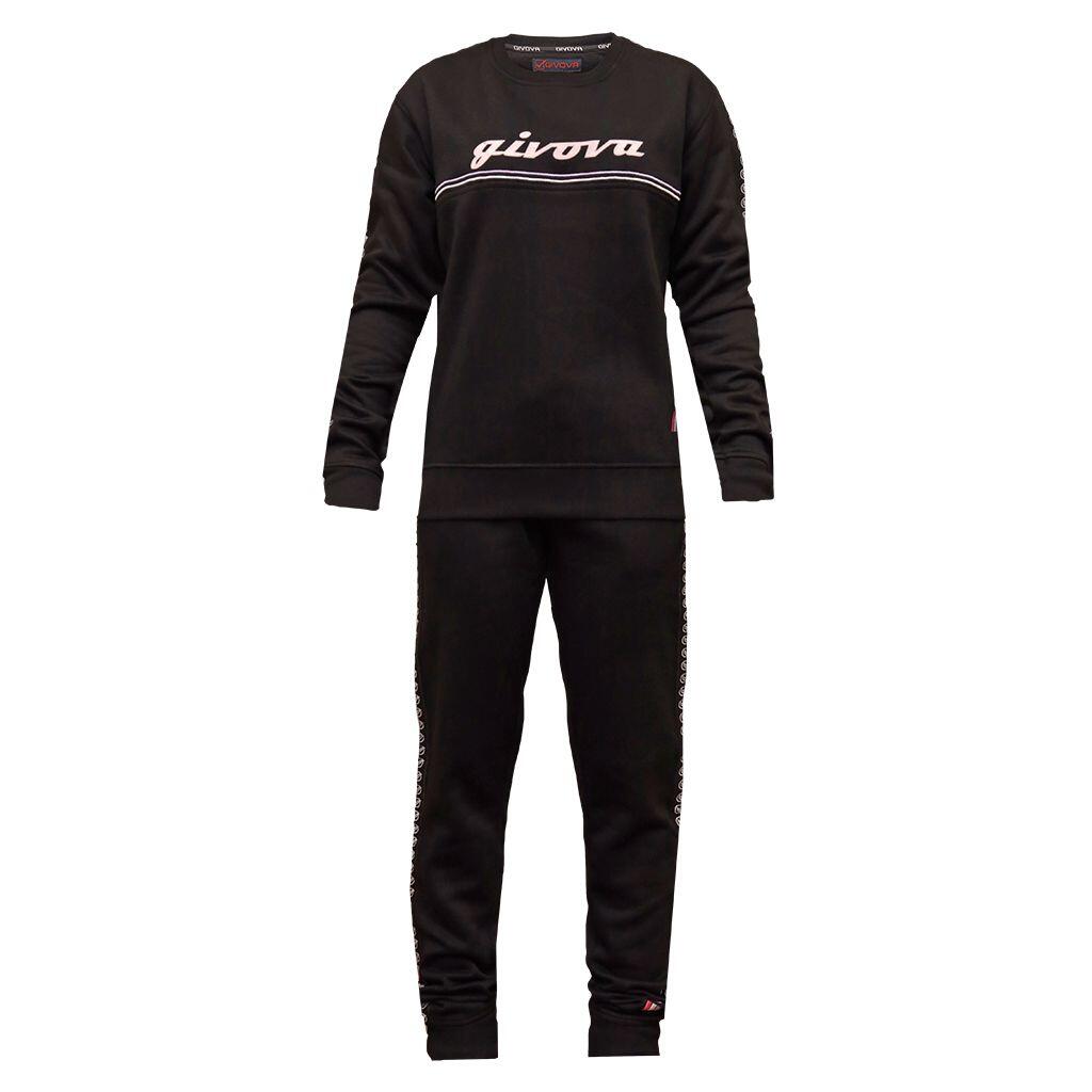 Givova - Tute Complete Donna Givova Nero/nero - Survêtement - Gris|mauve|noir - Decathlon