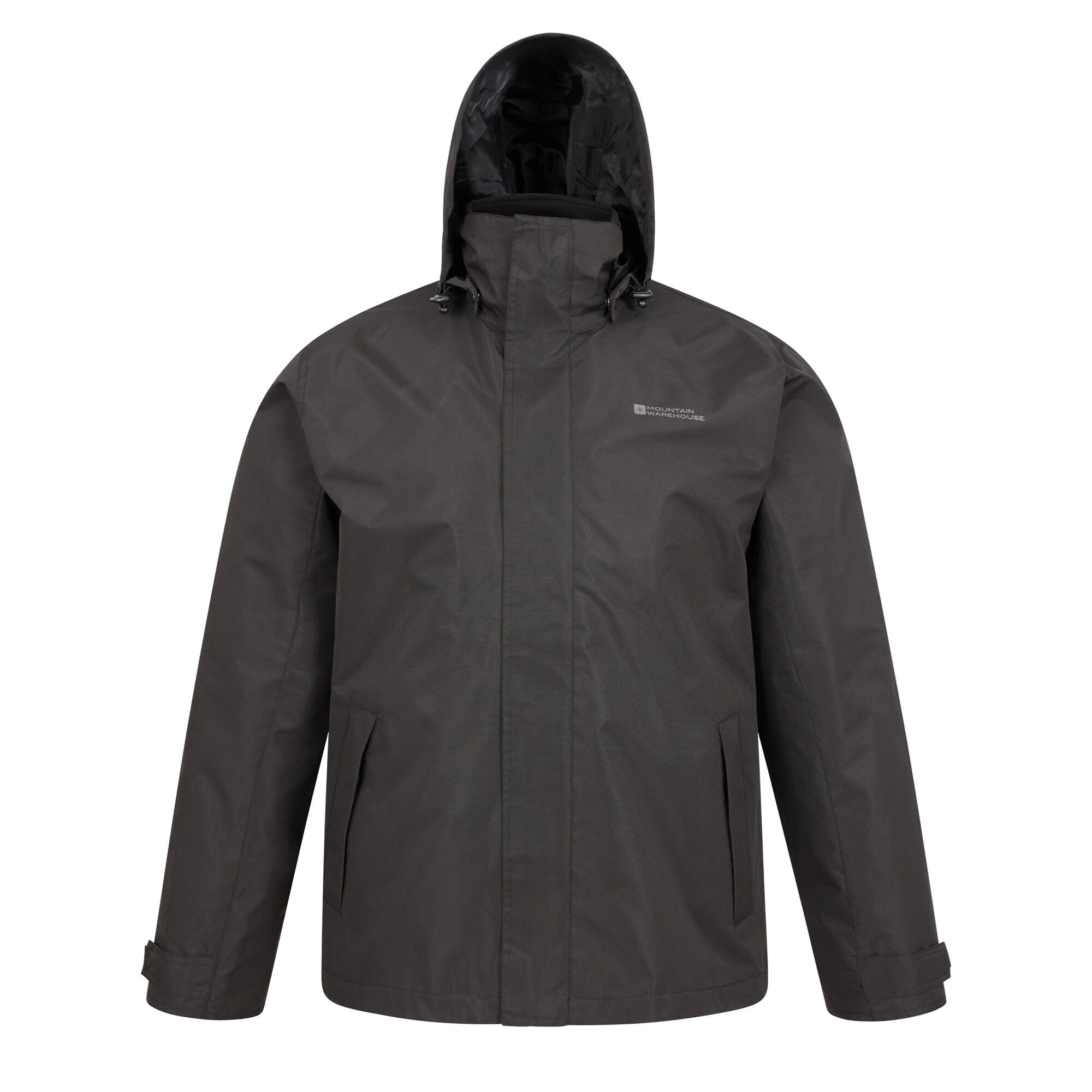 MOUNTAIN WAREHOUSE Mens Fell II 3 in 1 Jacket (Black)