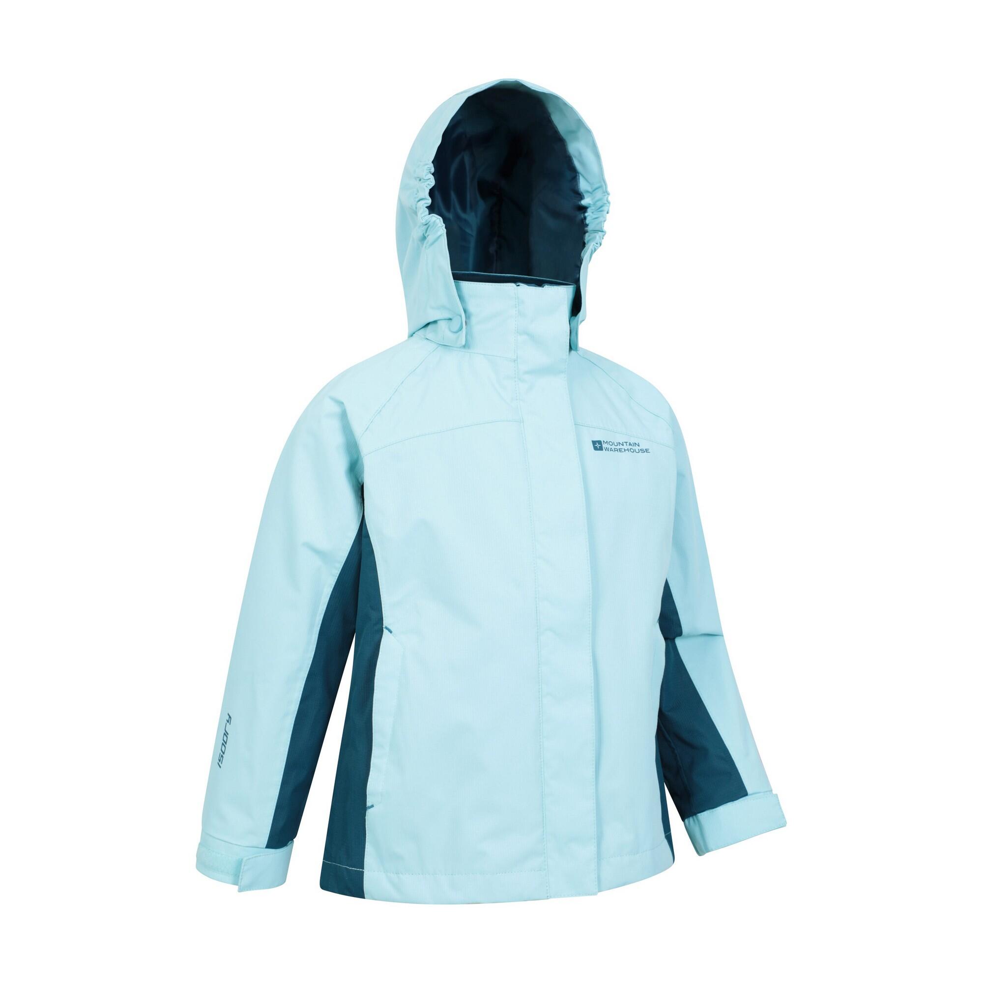 Veste Imperméable SHELLY Enfant (Turquoise Vif) 4/4