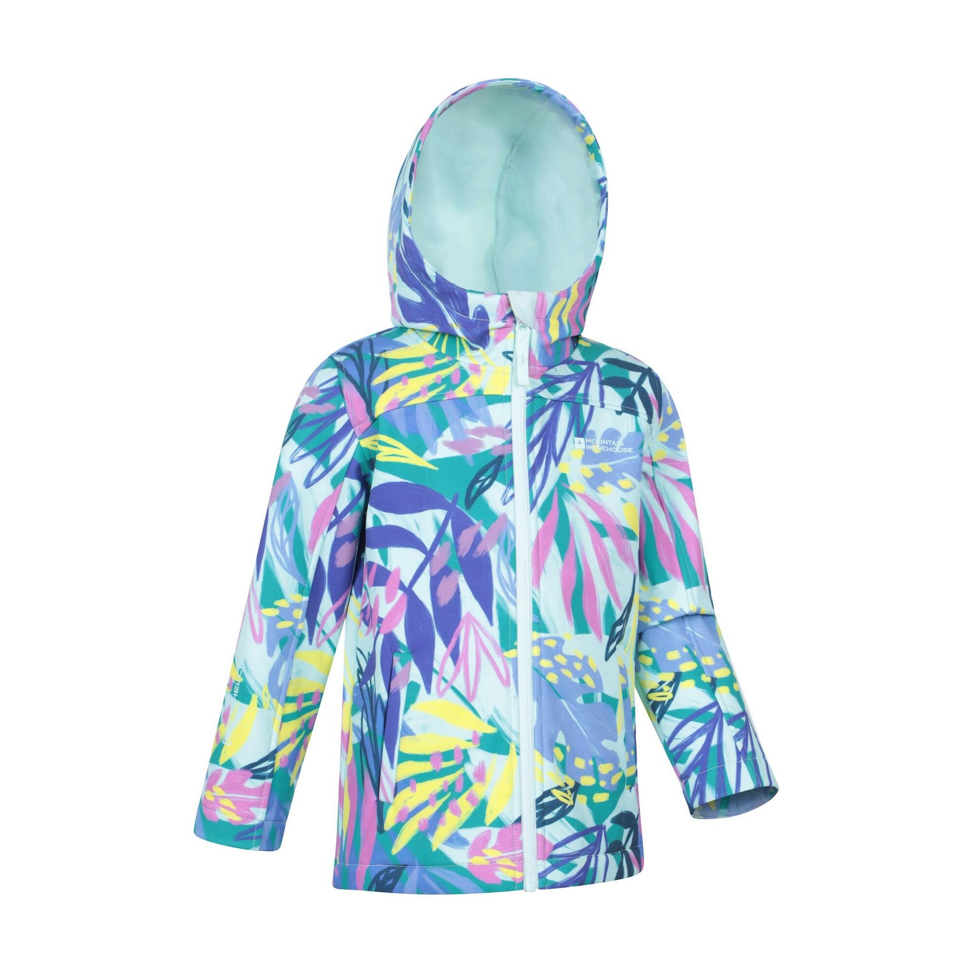 Veste Softshell EXODUS Enfant (Vert Pâle) 3/4