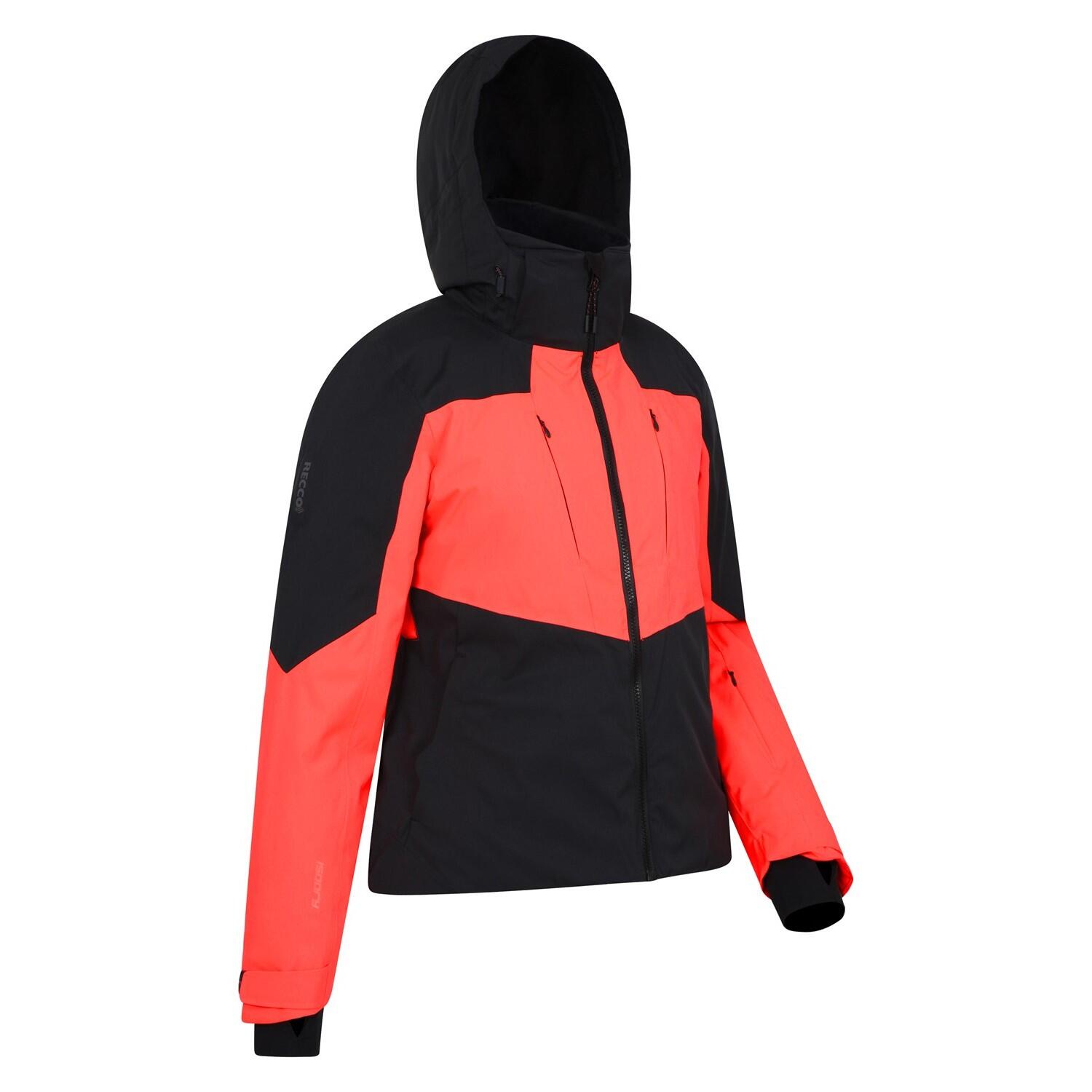 Blouson De Ski ALTITUDE EXTREME RECCO Femme (Bleu Marine / Rouge Orange) 3/4