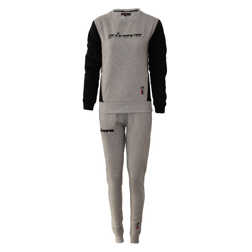 GIVOVA damski dres 102 g felpa, okrągły dekolt, kieszenie, XL