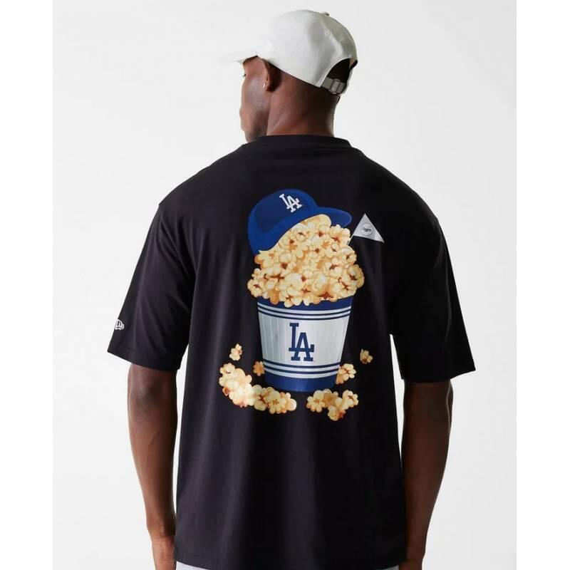 T-shirt MLB Los Angeles Dodgers New Era Food Graphic Noir 3/5