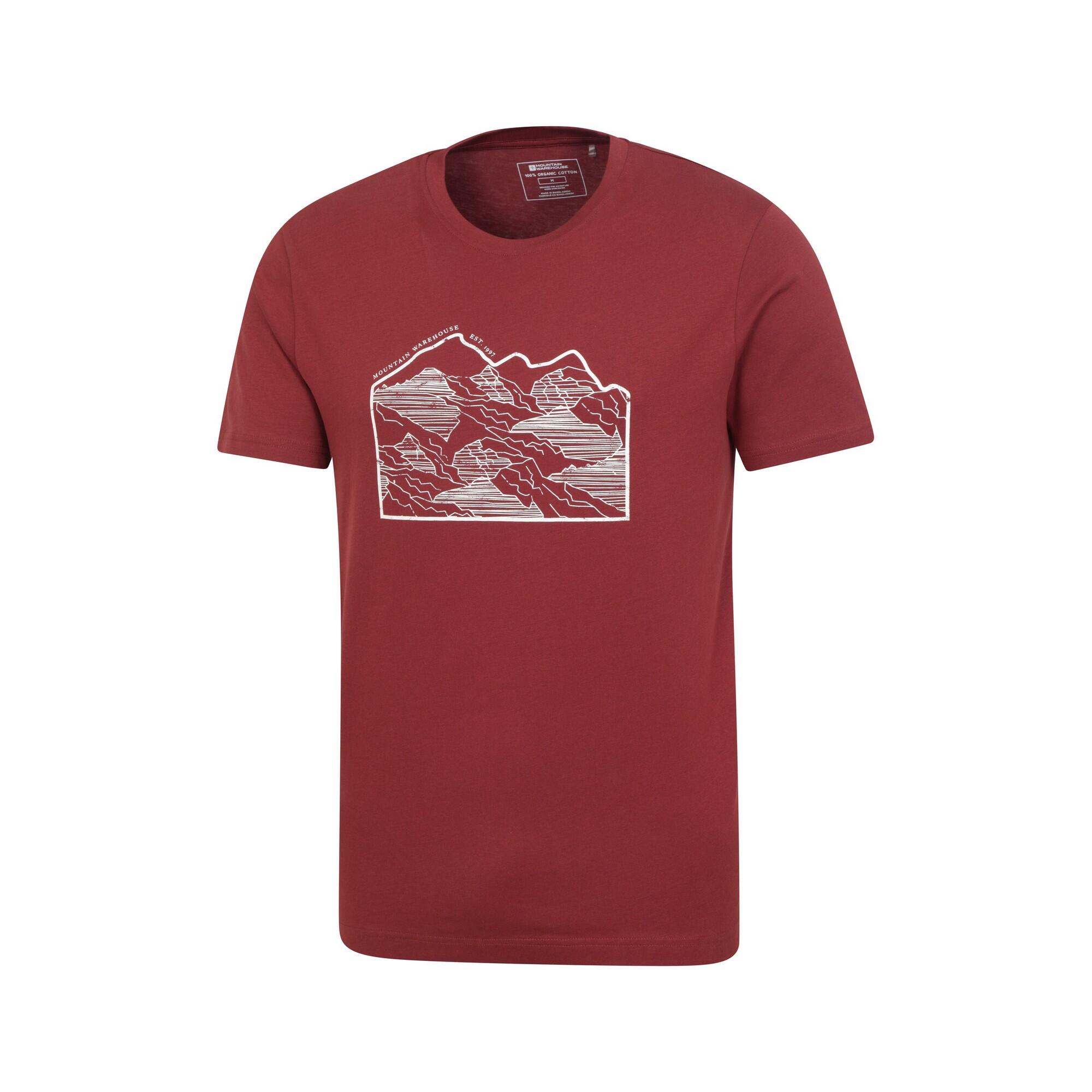 Tshirt Homme (Bordeaux Foncé) 3/4