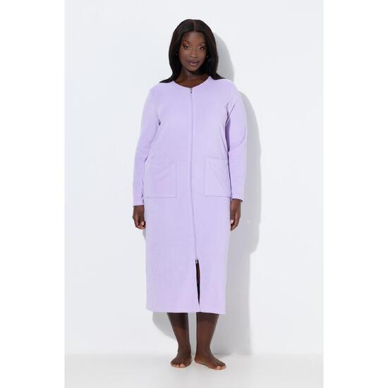 Damskie Szlafrok dwukierunkowy zamek błyskawiczny frotte miękki w dotyku