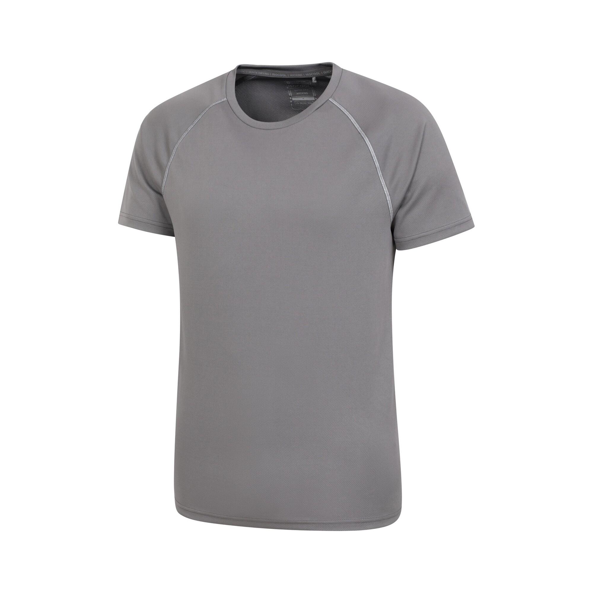 Maglietta Uomo Mountain Warehouse Endurance Grigio 3/4