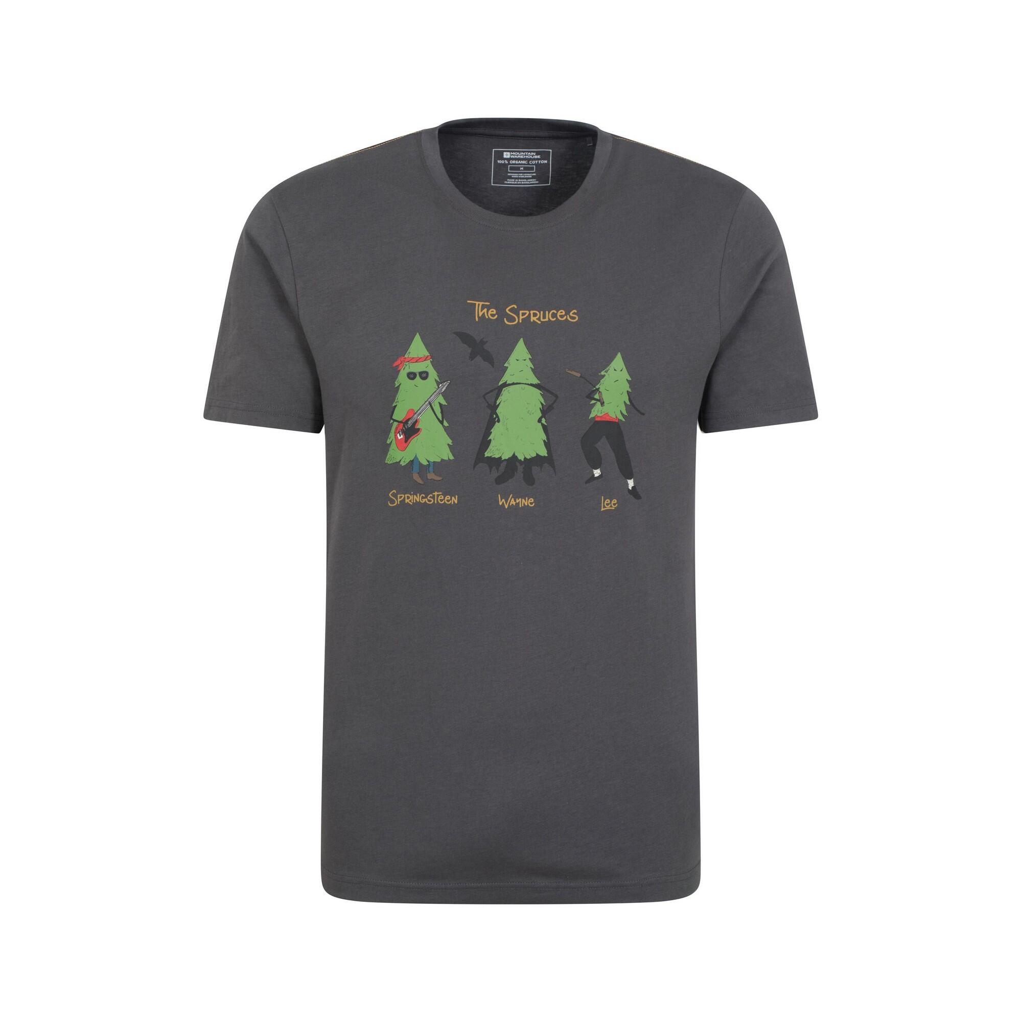 MOUNTAIN WAREHOUSE Mens Spruce Springsteen TShirt (Charcoal)