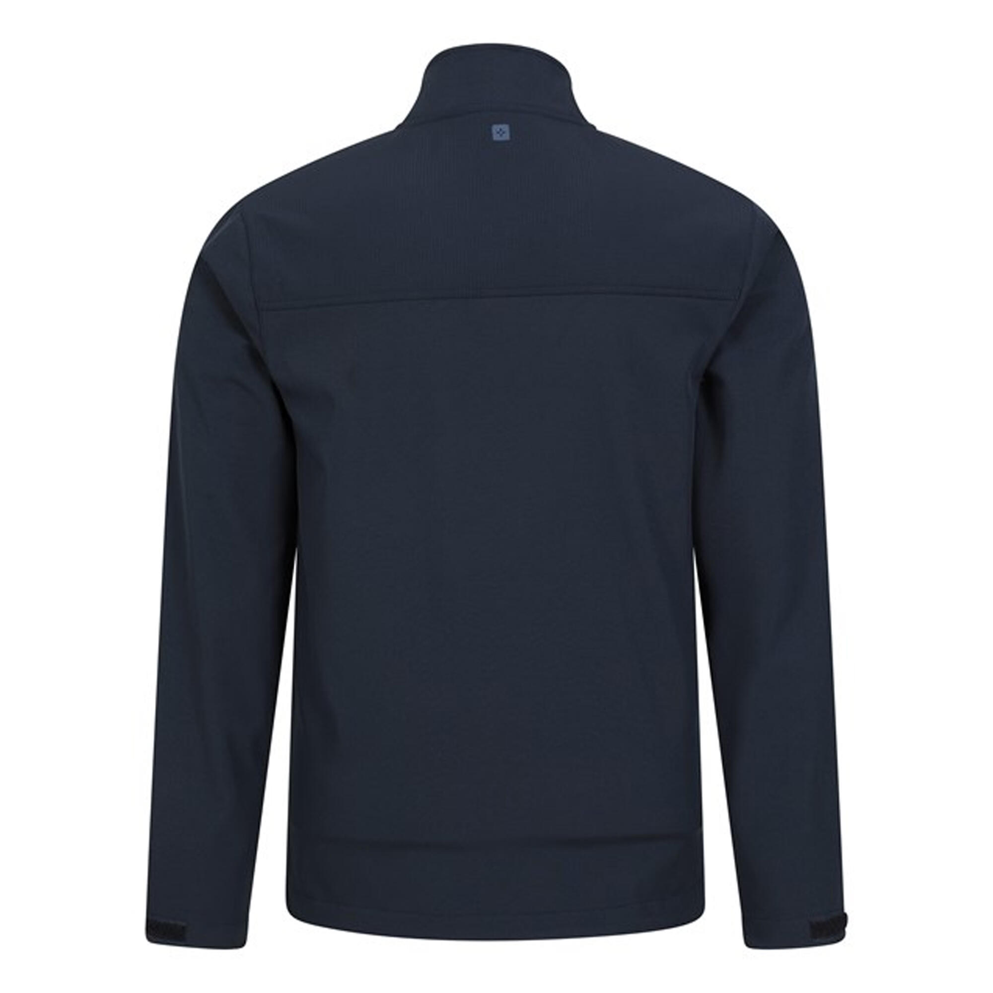 Giacca Soft Shell Uomo Mountain Warehouse Grasmere Blu Scuro 2/4