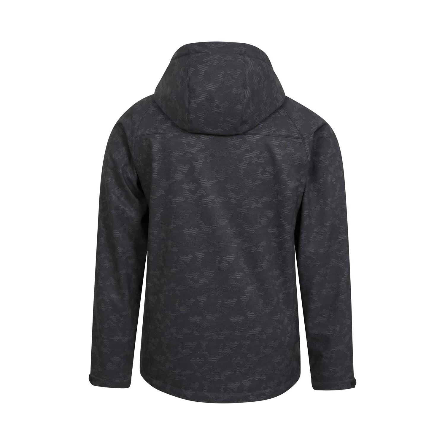 Giacca Soft Shell Idrorepellente Uomo Mountain Warehouse Exodus Nero 2/4