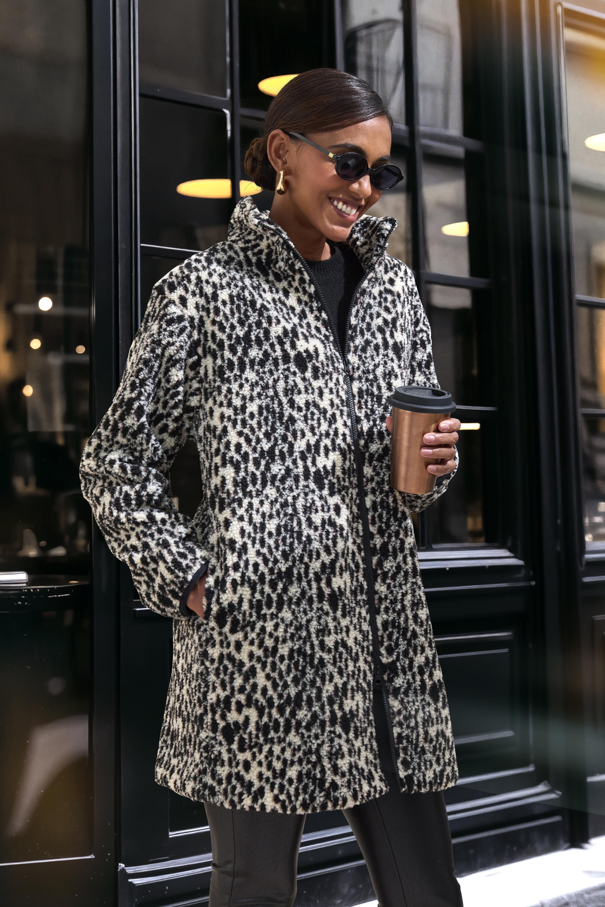 Damen Fleecejacke 5/7