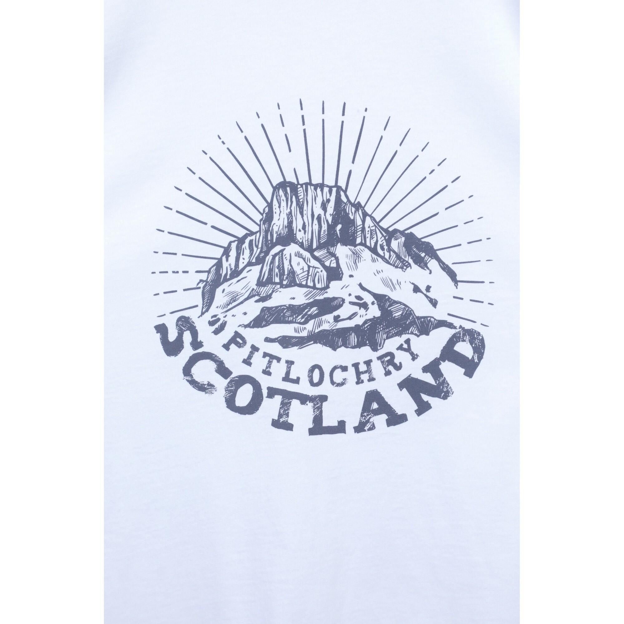 Tshirt Manches Courtes PITLOCHRY Homme (Blanc) 3/3