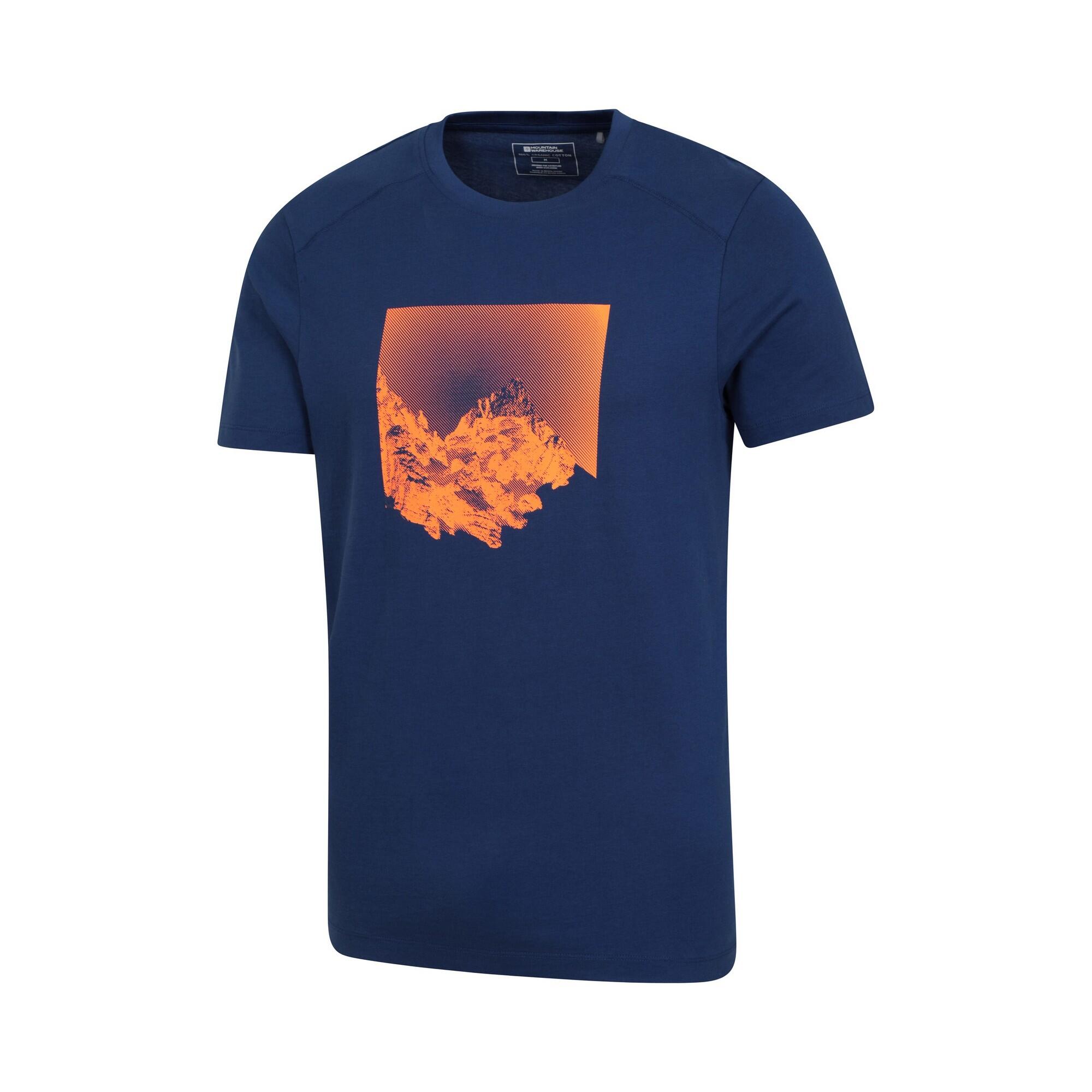 Maglietta Alba Uomo Mountain Warehouse Blu Navy 3/4