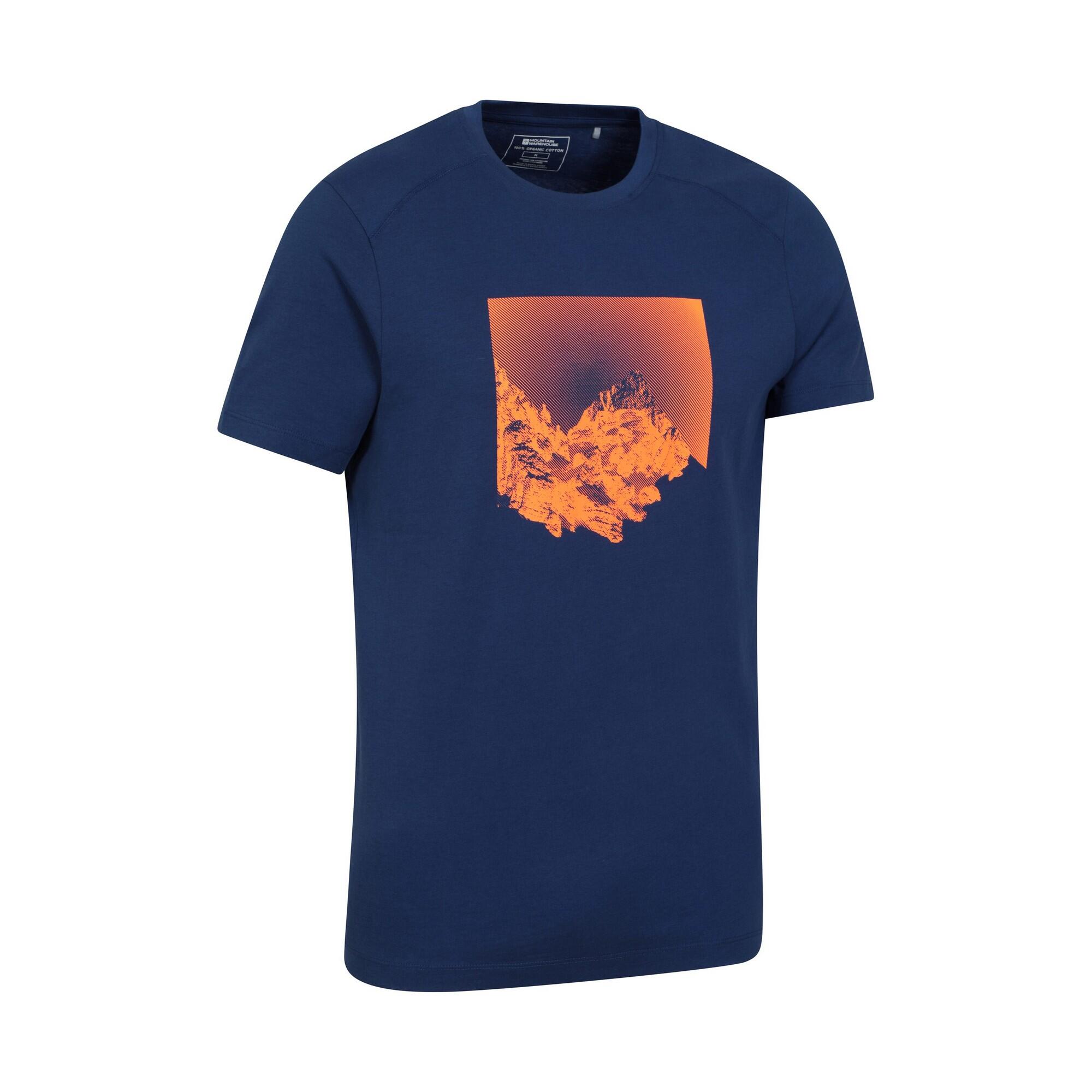 Maglietta Alba Uomo Mountain Warehouse Blu Navy 4/4