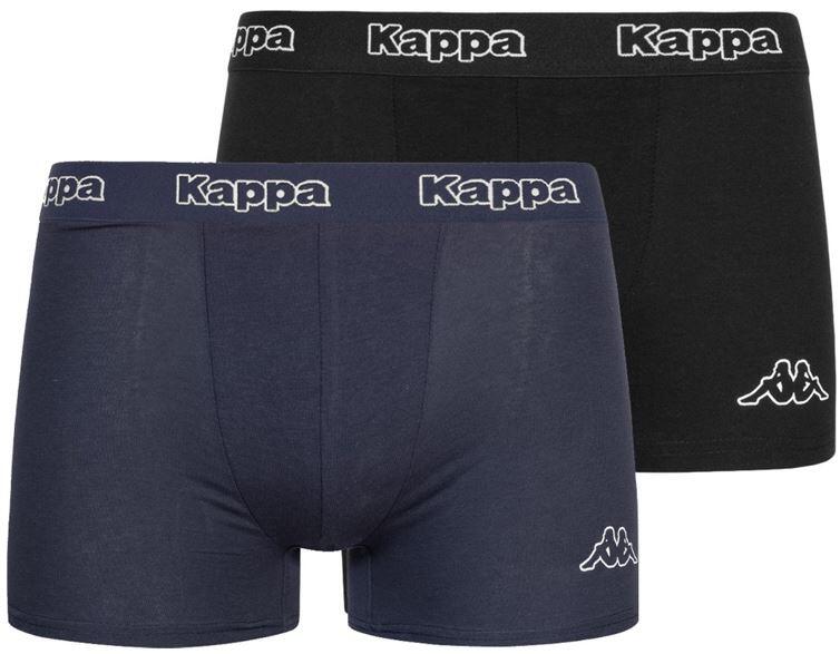 KAPPA Kappa Herren-Boxer 2er-Pack Schwarz S
